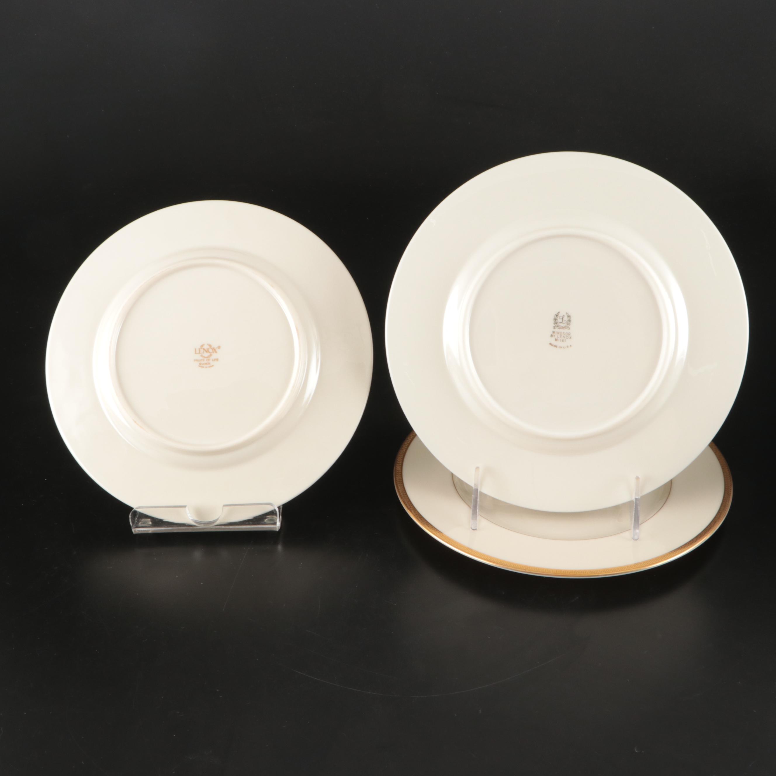 Lenox Assorted Pattern Gilt Ceramic Dinnerware