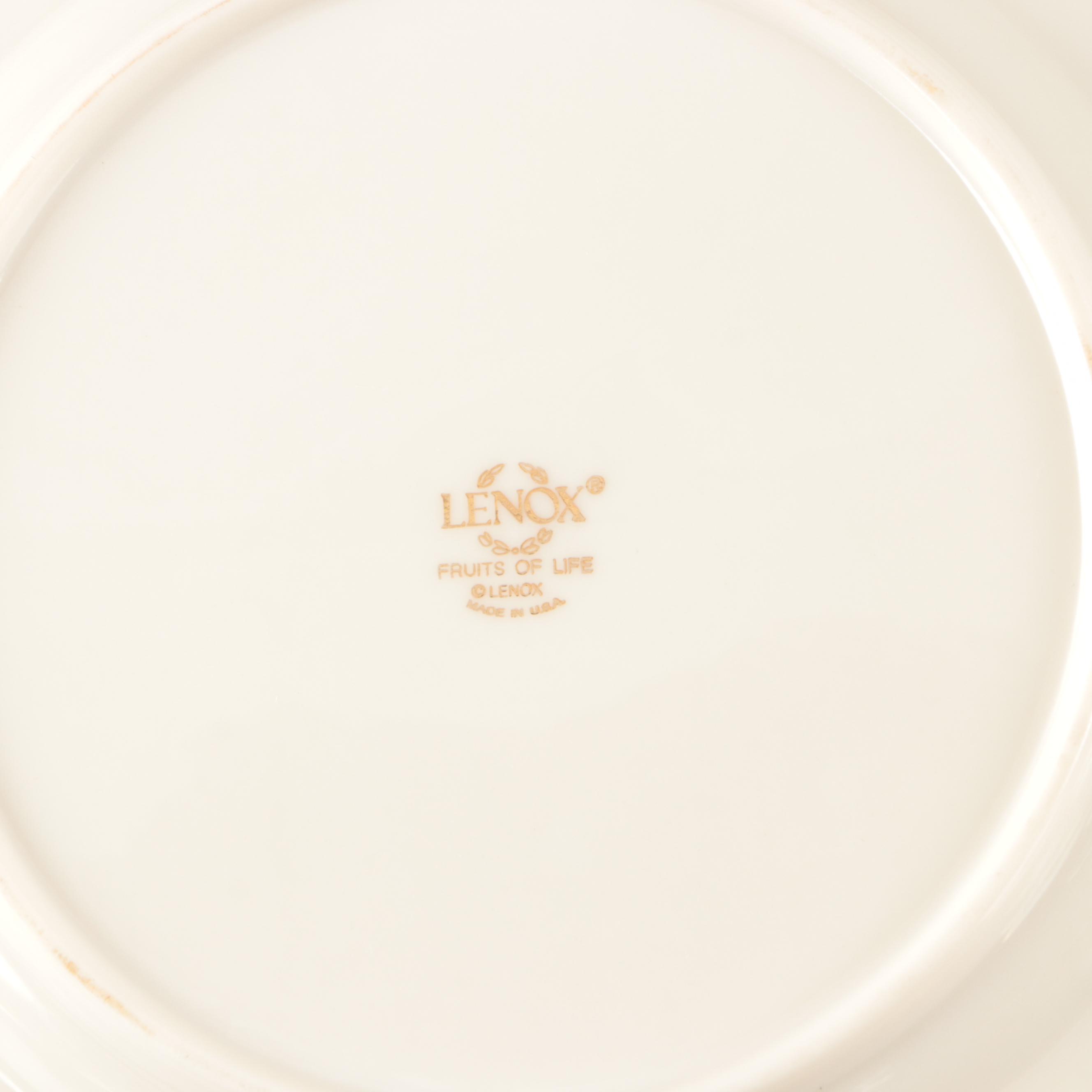 Lenox Assorted Pattern Gilt Ceramic Dinnerware