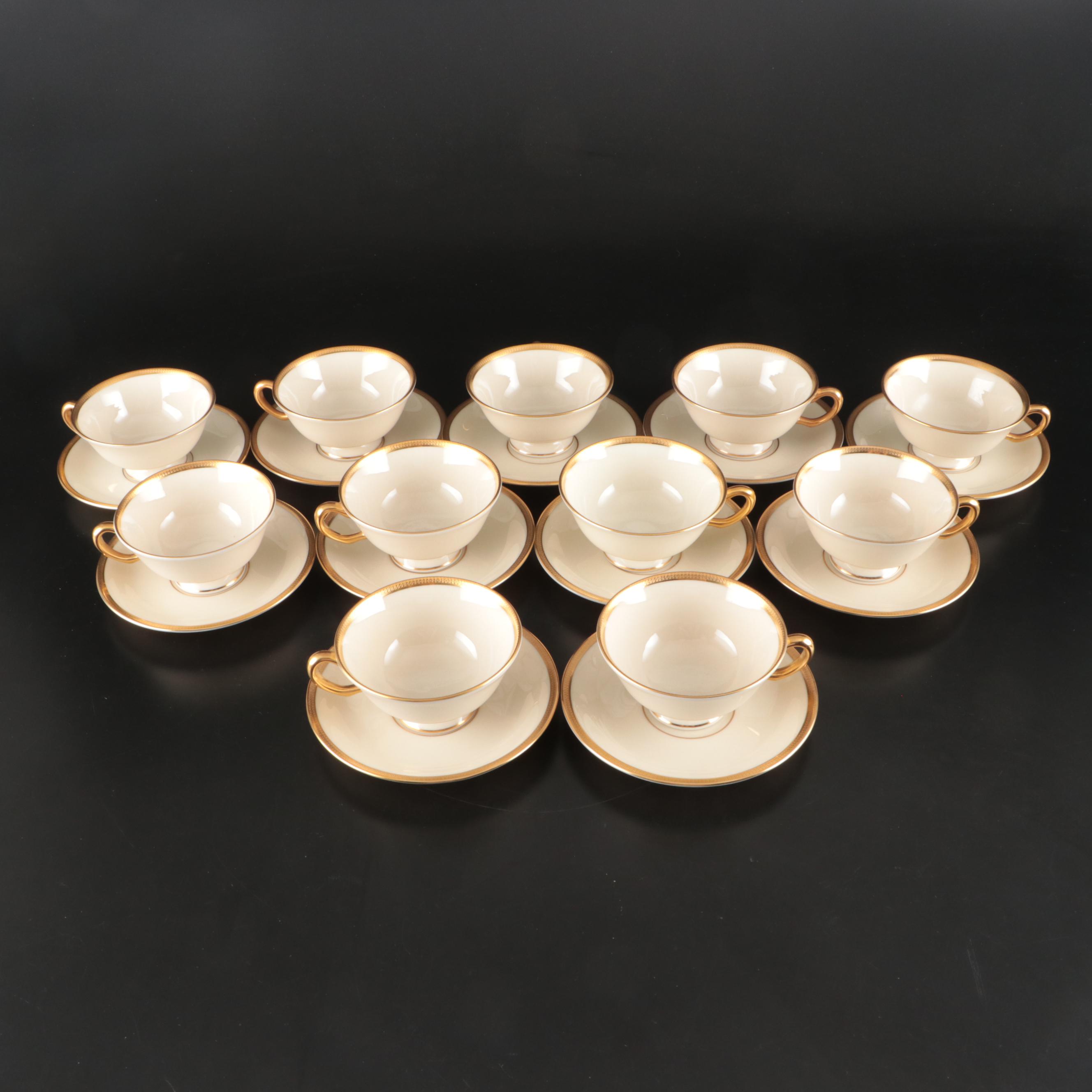 Lenox Assorted Pattern Gilt Ceramic Dinnerware