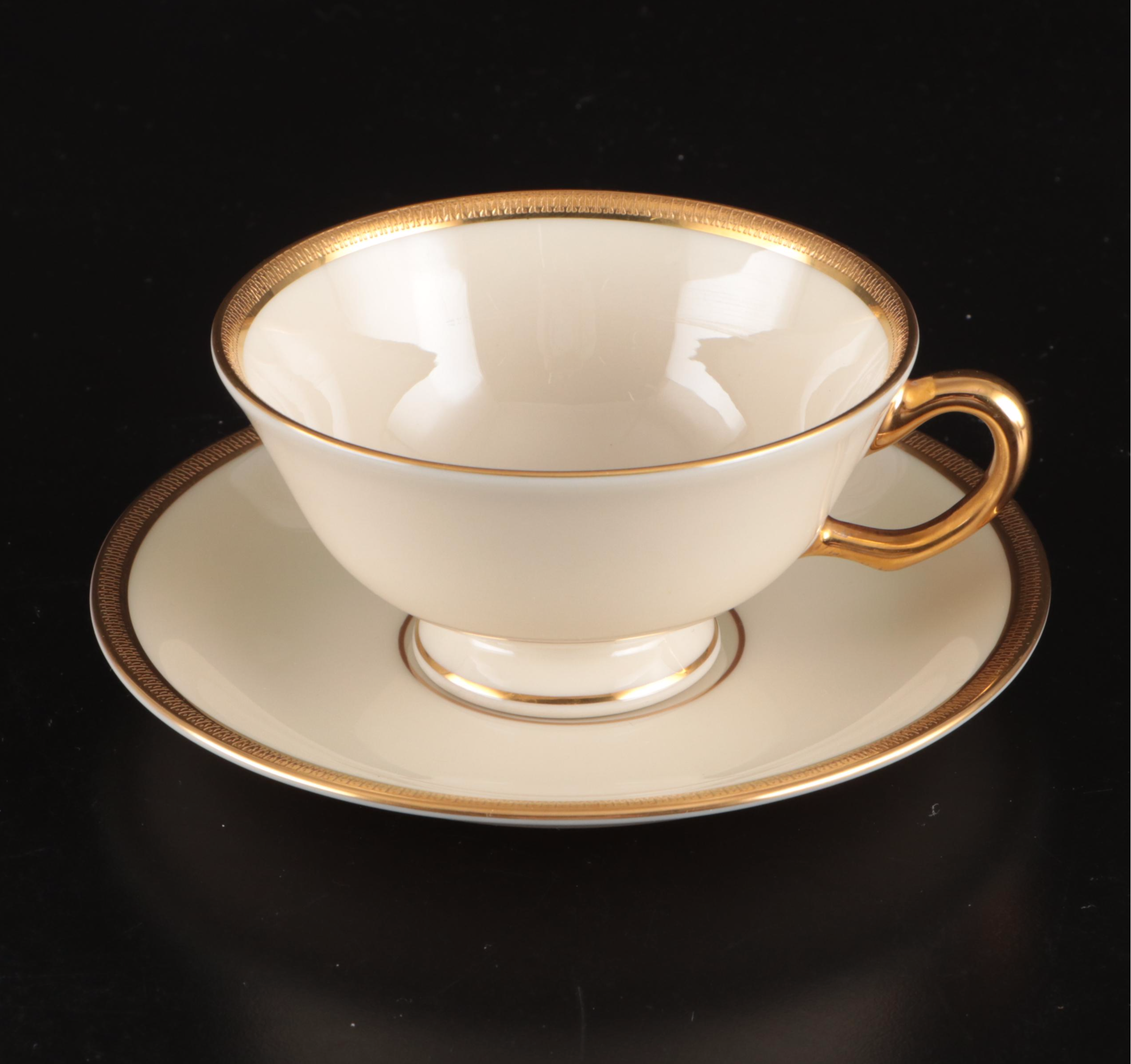 Lenox Assorted Pattern Gilt Ceramic Dinnerware