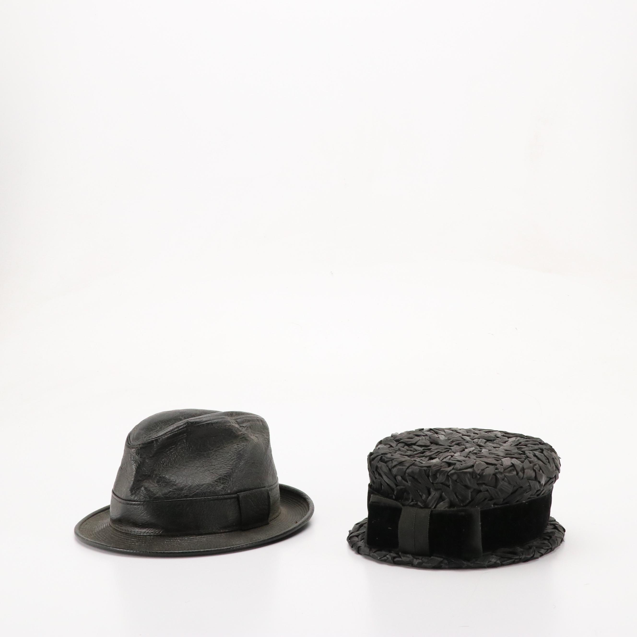 Fedora, Tall Pillbox, Casque, Fascinator, Half-Hat, Cloche, and Veiled Hats