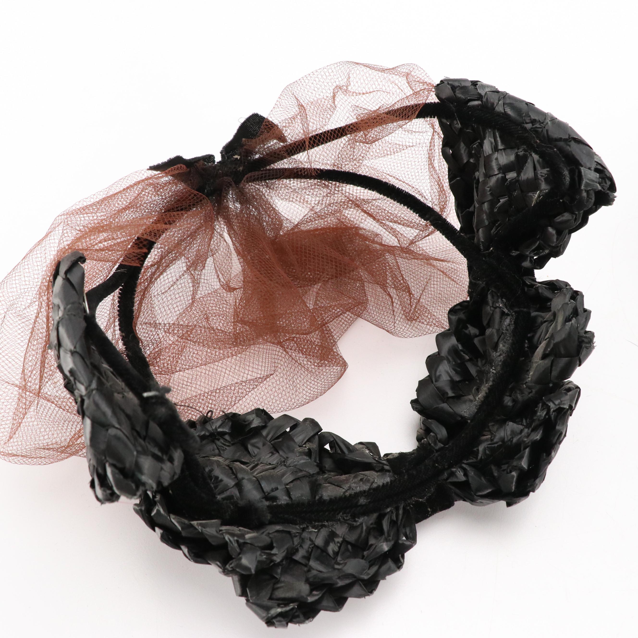 Fedora, Tall Pillbox, Casque, Fascinator, Half-Hat, Cloche, and Veiled Hats