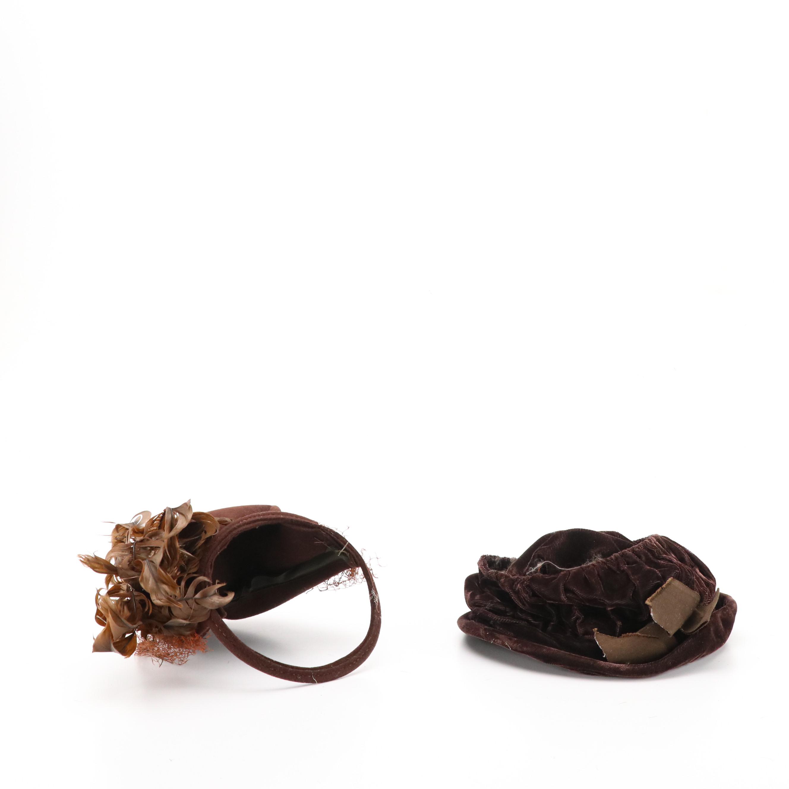 Fedora, Tall Pillbox, Casque, Fascinator, Half-Hat, Cloche, and Veiled Hats