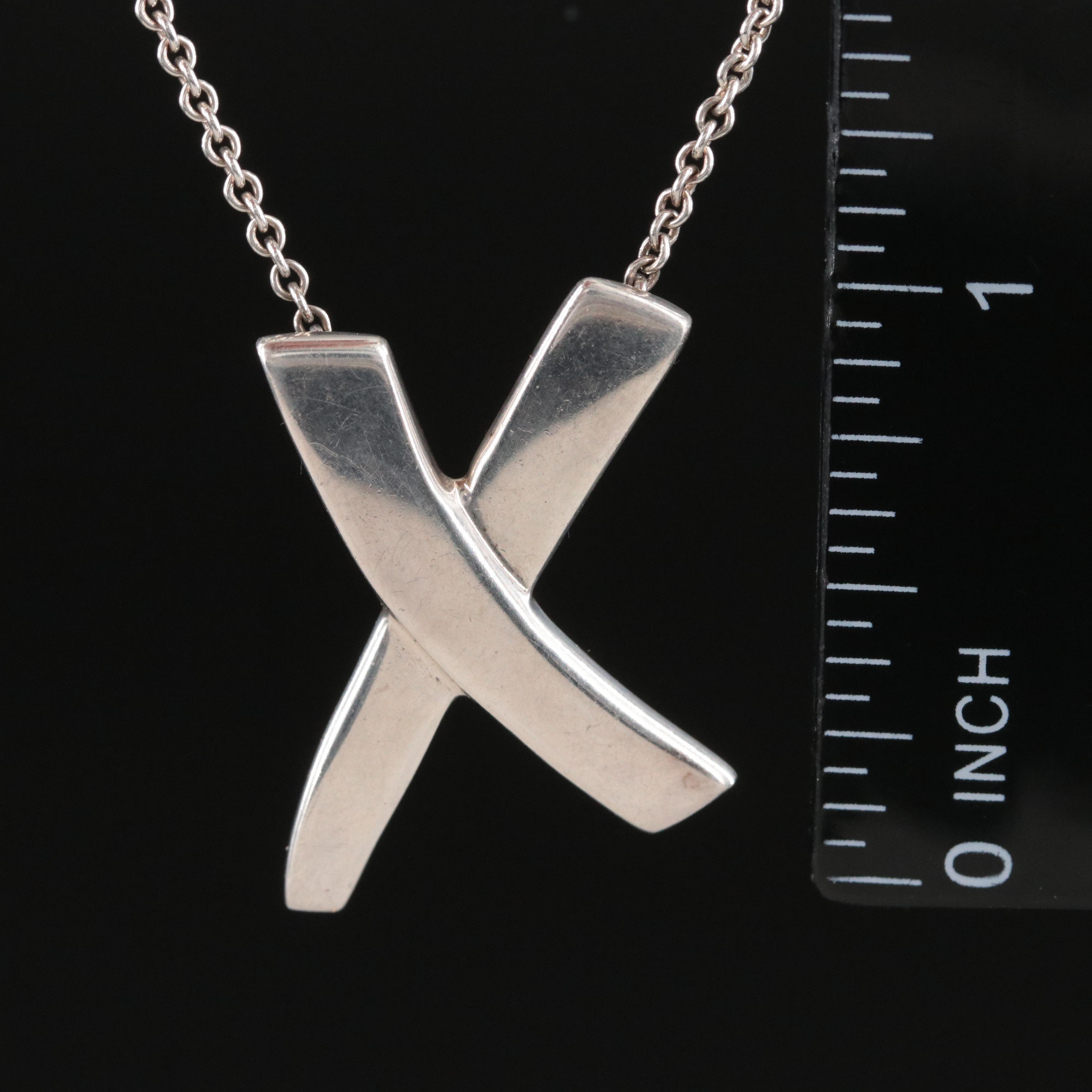 Paloma Picasso for Tiffany & Co. Graffiti X Sterling Necklace