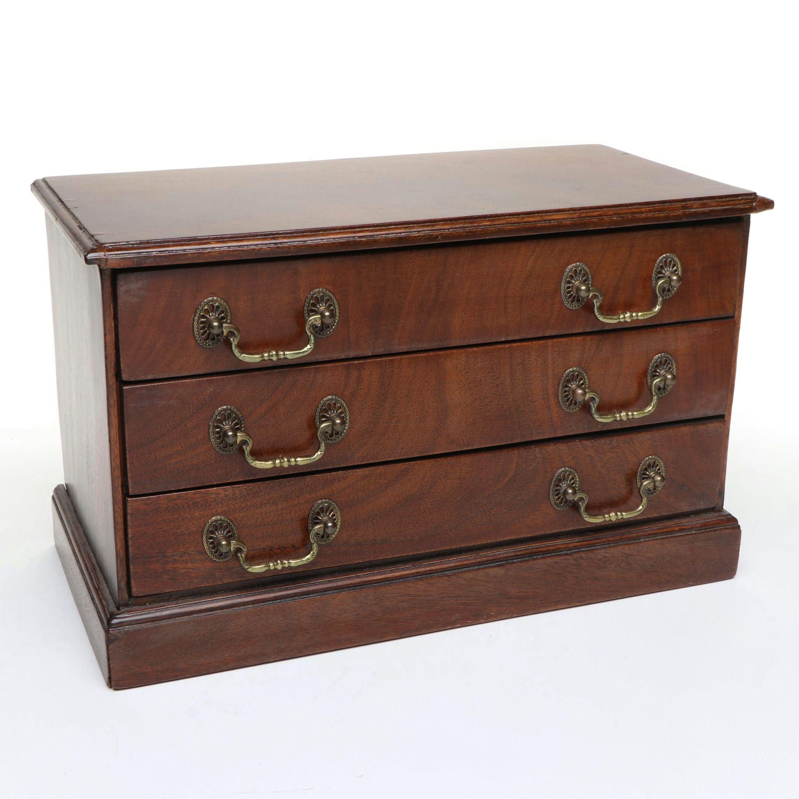 Three-Drawer Wooden Flatware Cabinet
