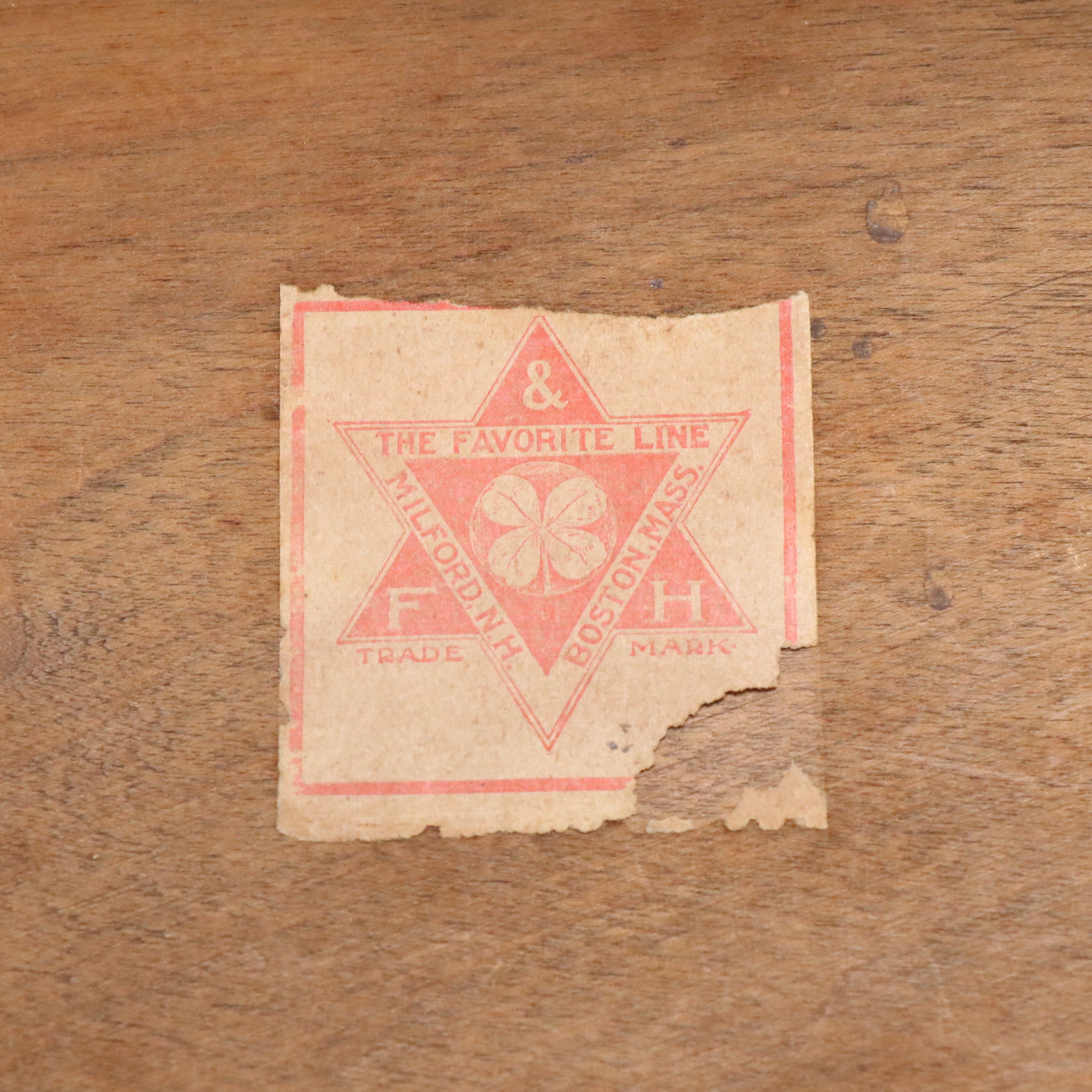 F&H "The Favorite Line" Victorian Style Oak Dresser