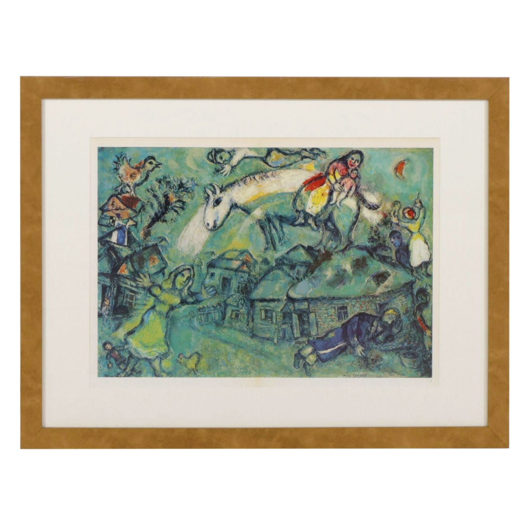 Marc Chagall Offset Lithograph for "Derrière le Miroir," 1969