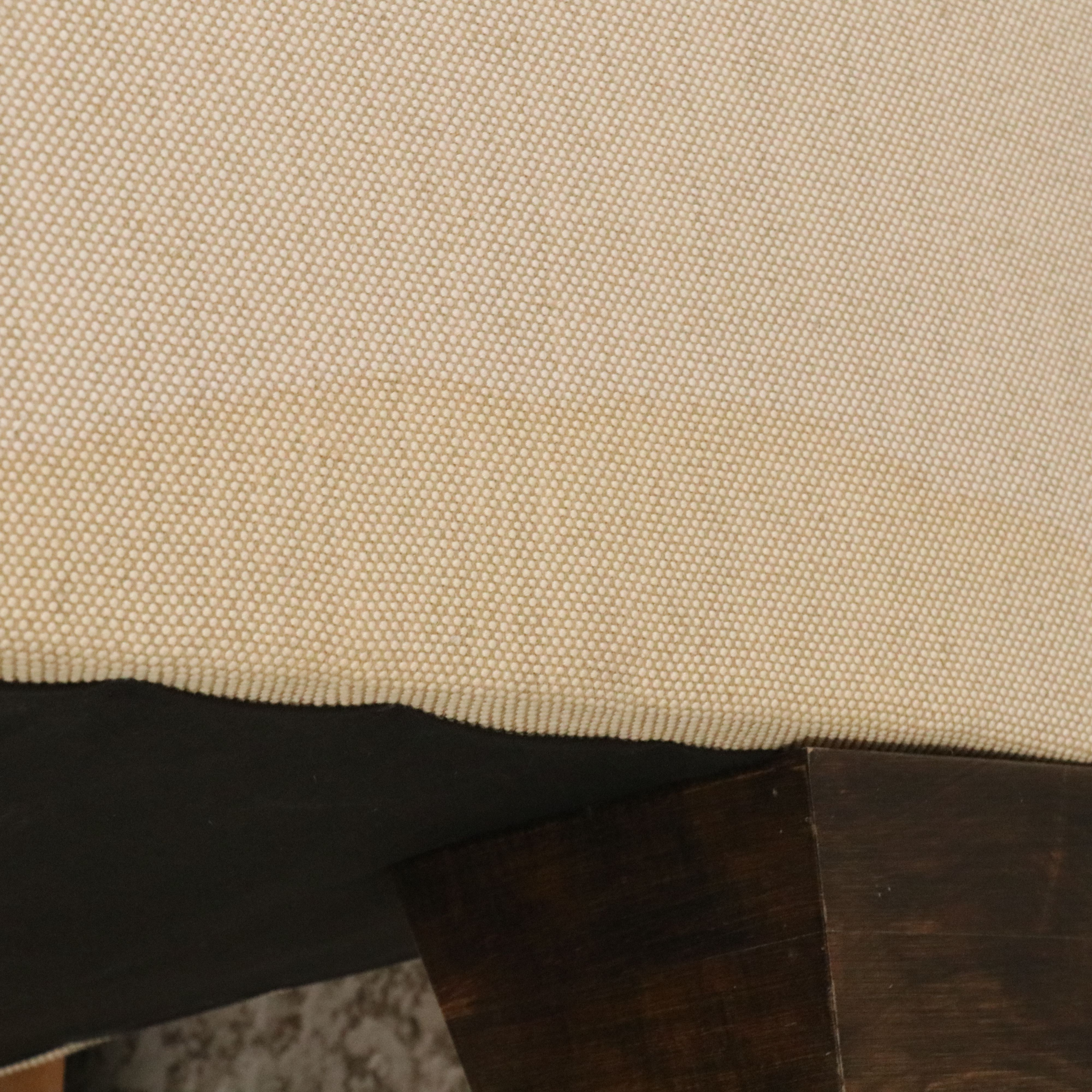 Modern Off-White Upholstered Sofa