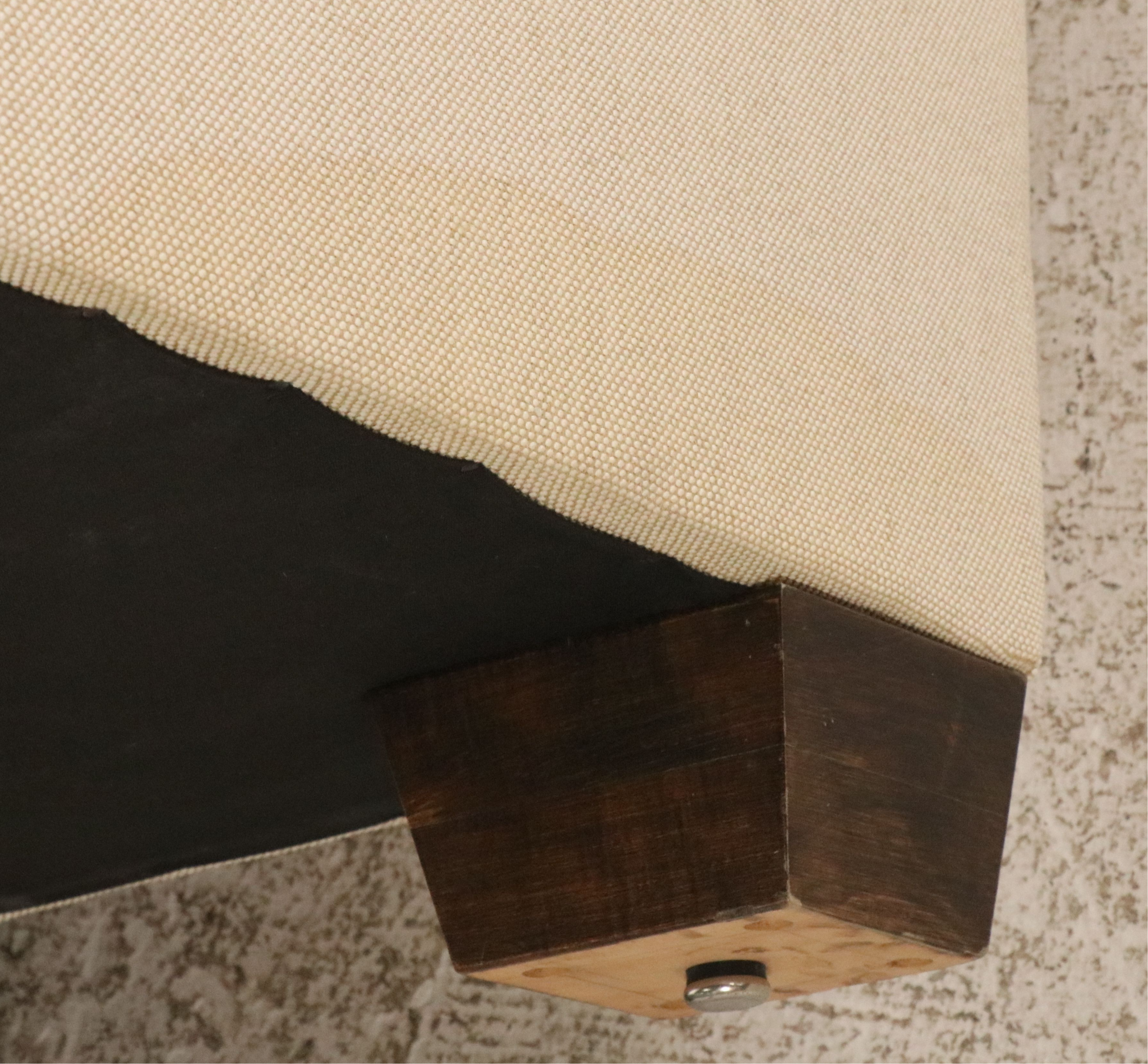 Modern Off-White Upholstered Sofa