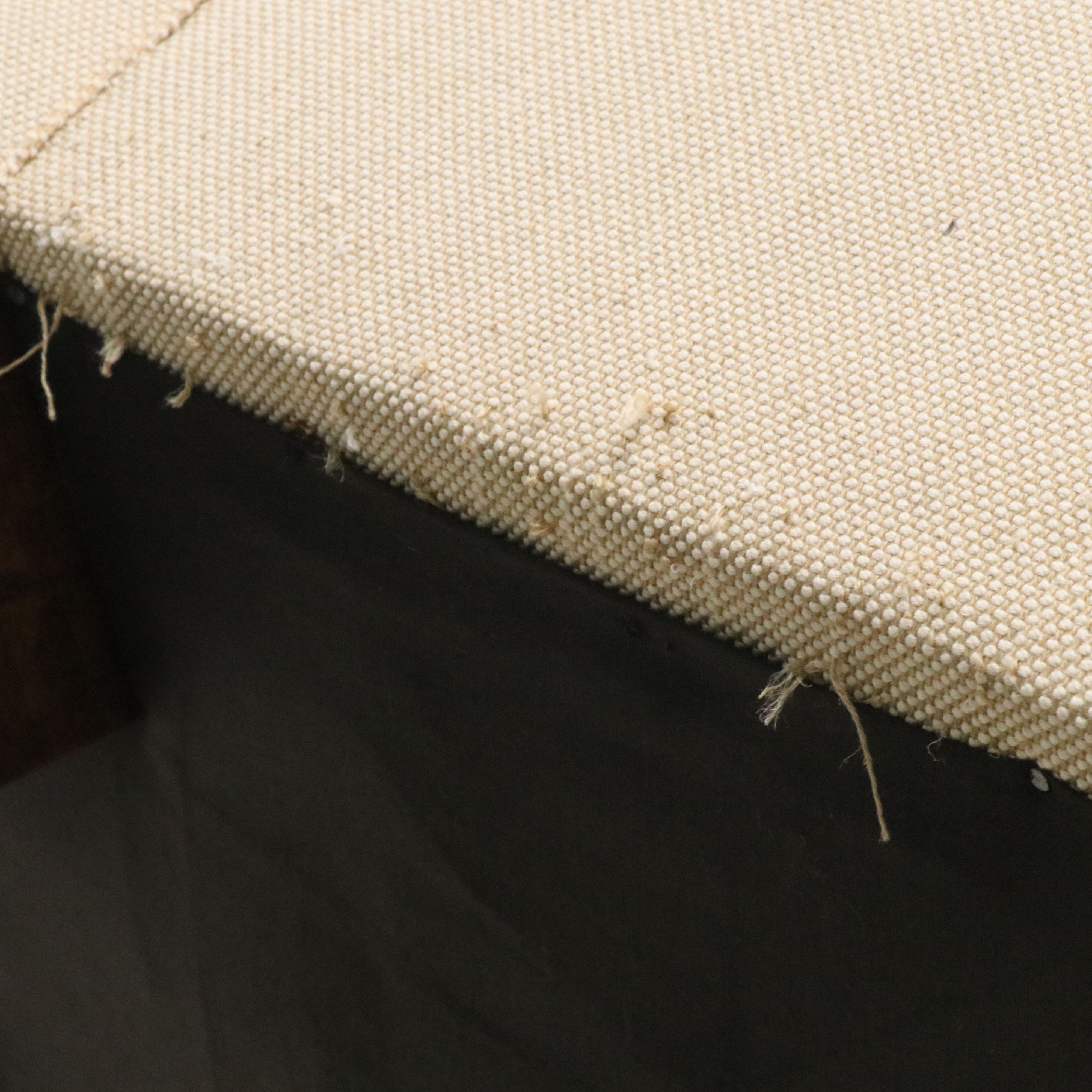 Modern Off-White Upholstered Sofa