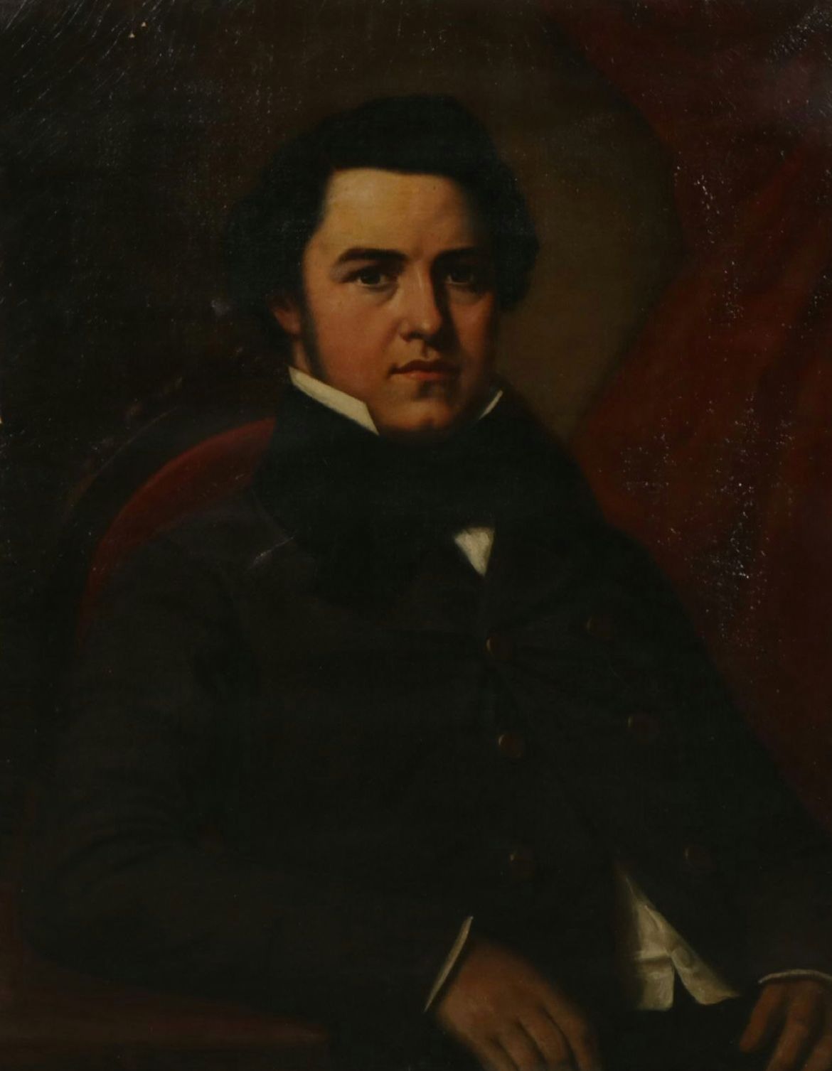 Silas Jerome Portrait Oil Painting of John Coleman, Late 19th Century