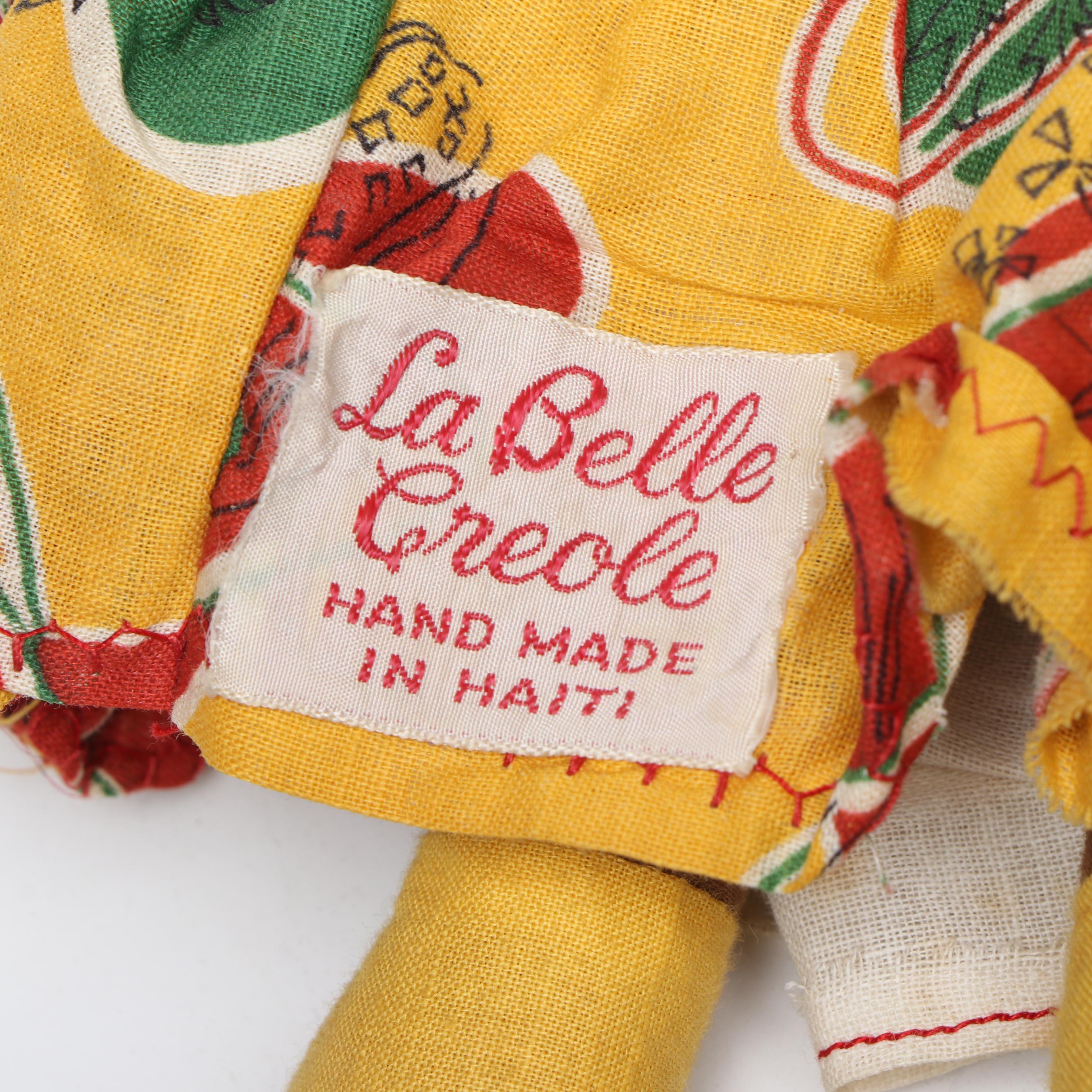 "La Belle Creole" Handmade Haitian Doll with More Dolls and Clothing