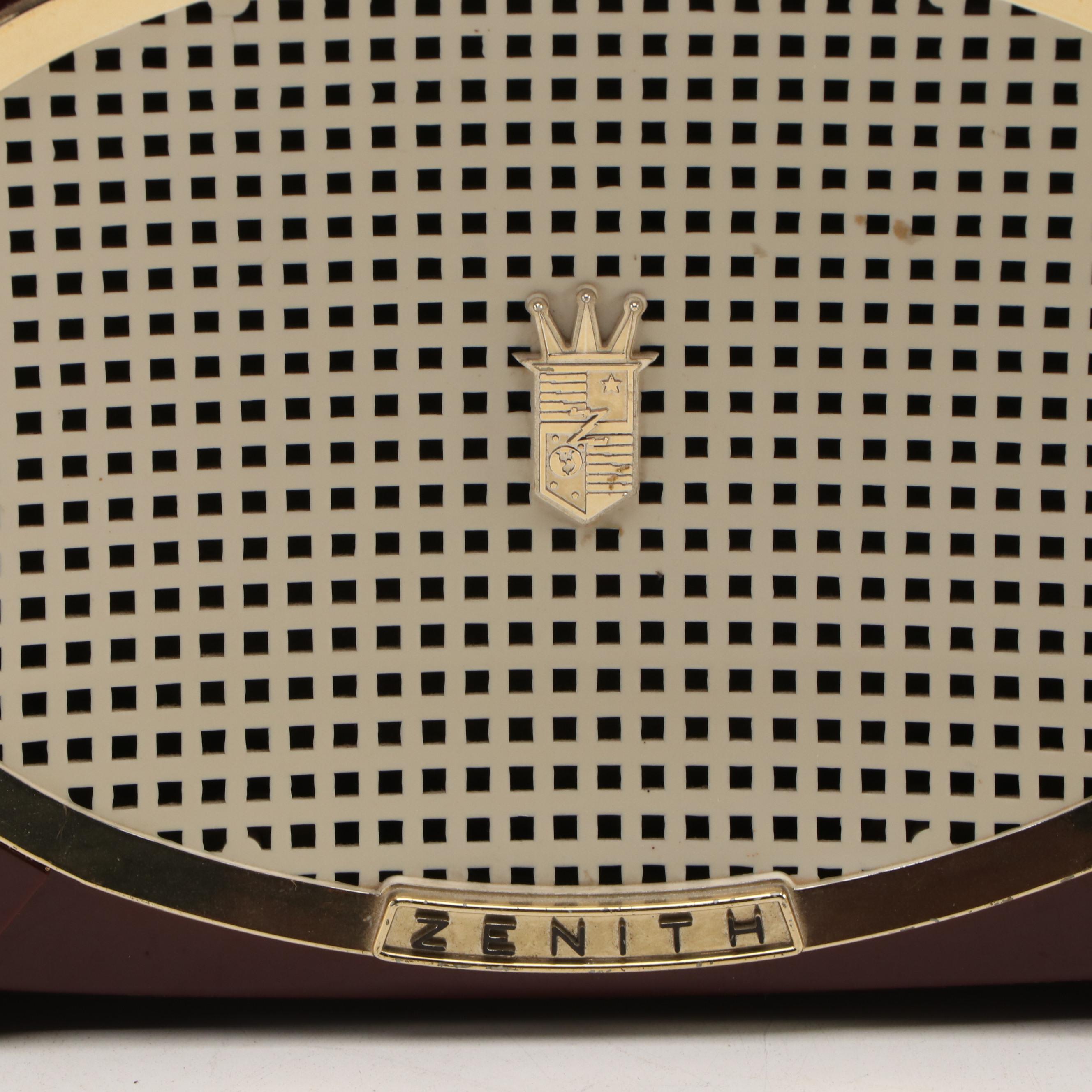 Zenith and General Electric Tabletop Radios
