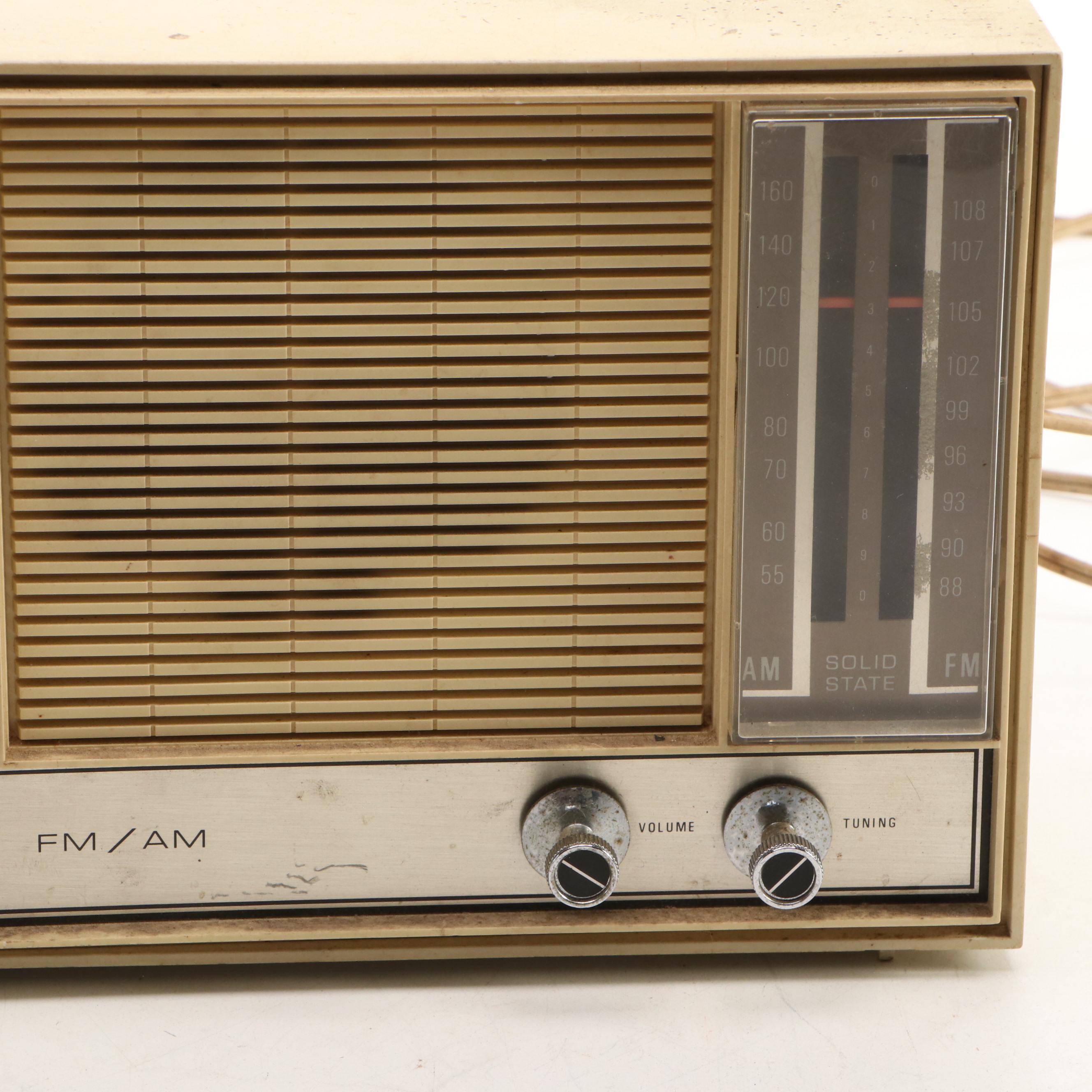 Zenith and General Electric Tabletop Radios