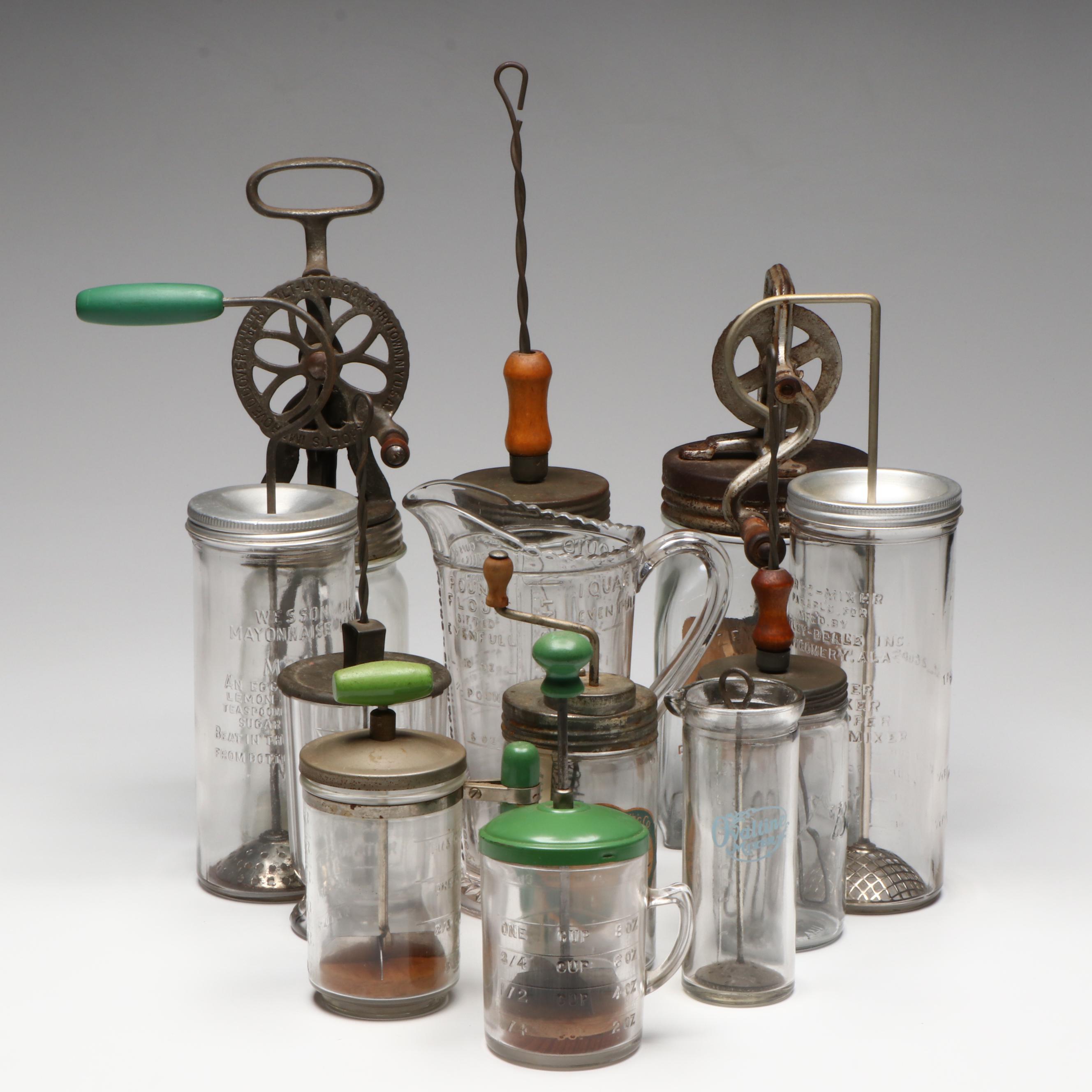 Dazey, Borden's Holt-Lyon with Other Mixers and Pitcher, Early to Mid-20th C.