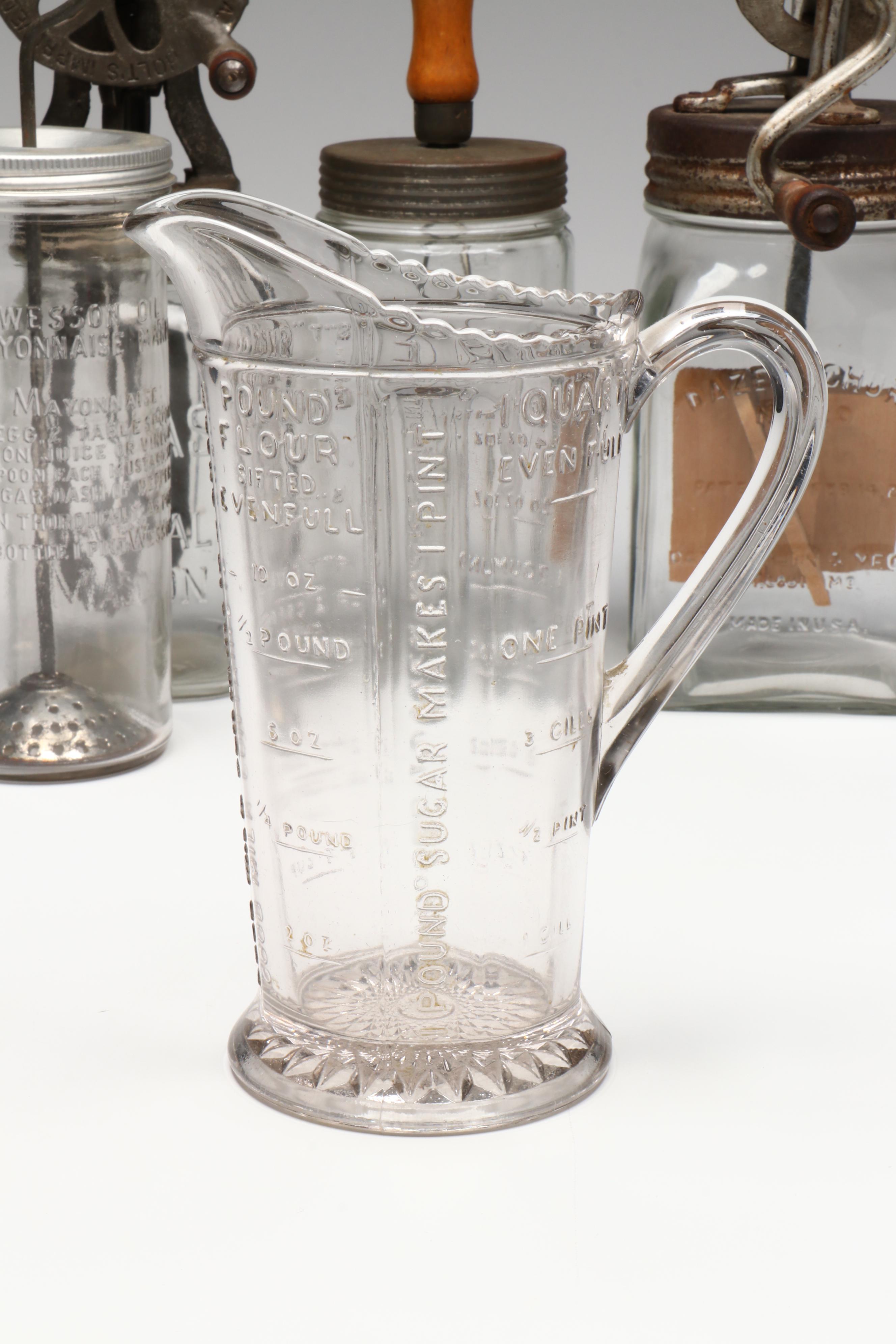 Dazey, Borden's Holt-Lyon with Other Mixers and Pitcher, Early to Mid-20th C.