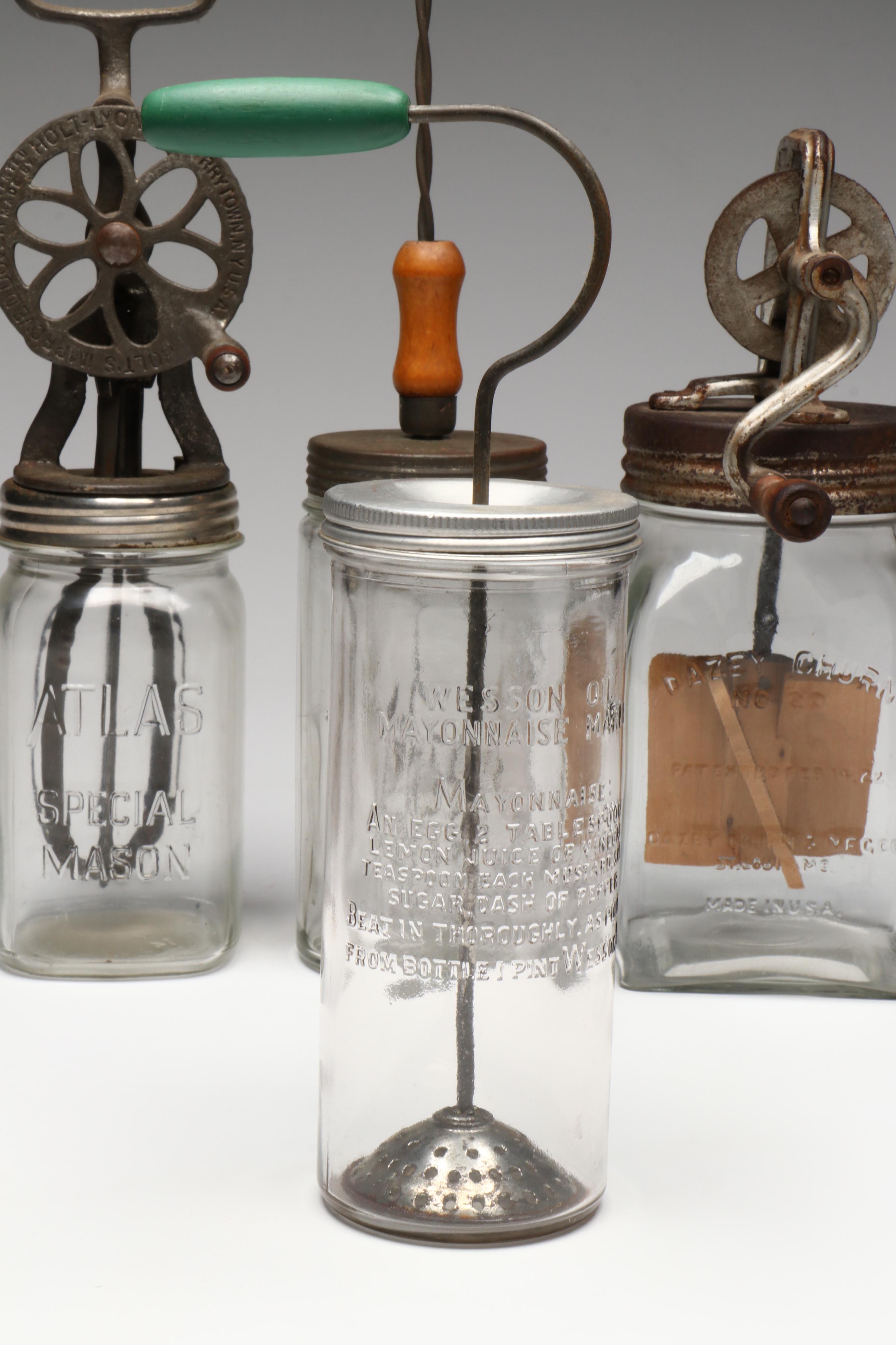 Dazey, Borden's Holt-Lyon with Other Mixers and Pitcher, Early to Mid-20th C.