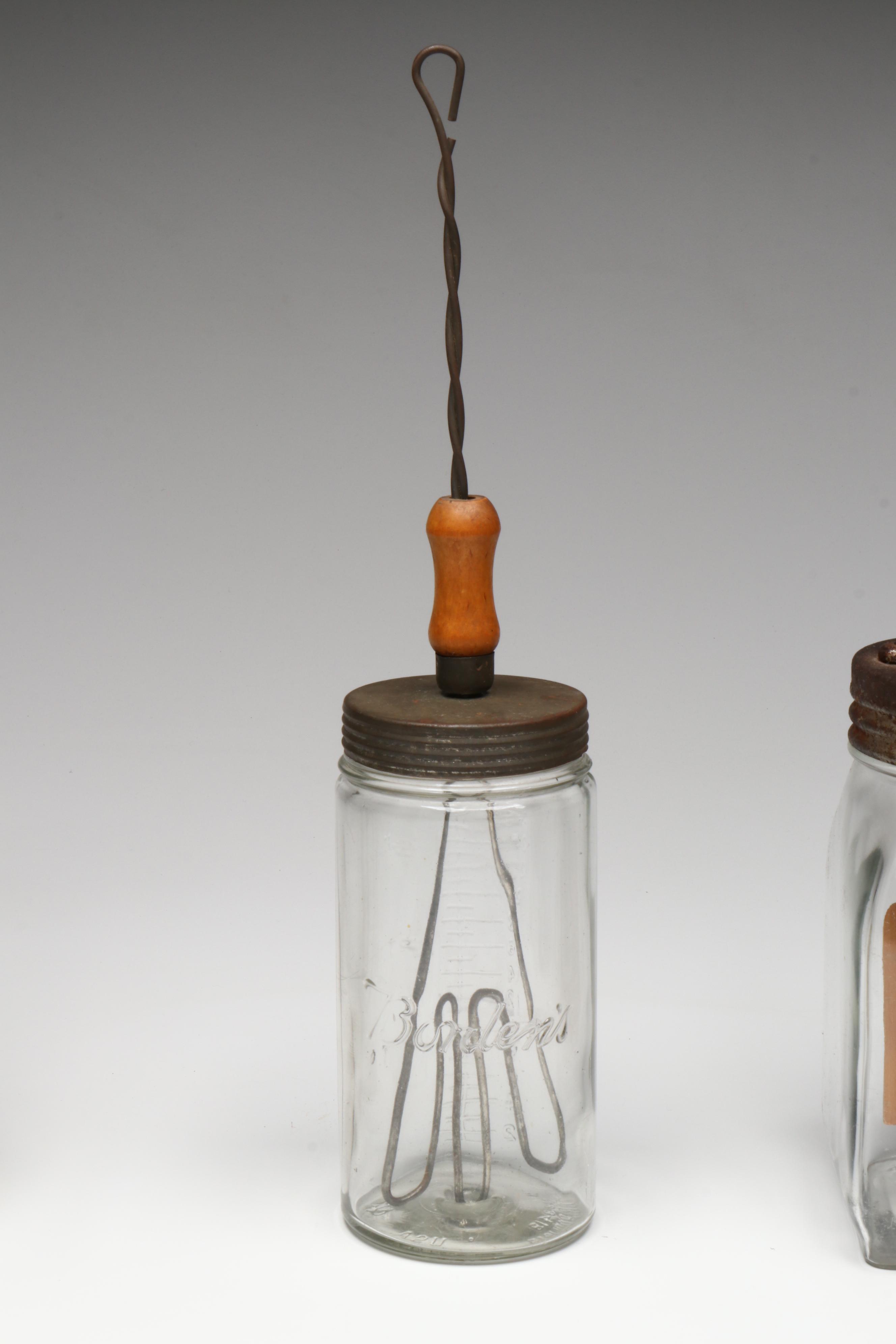 Dazey, Borden's Holt-Lyon with Other Mixers and Pitcher, Early to Mid-20th C.