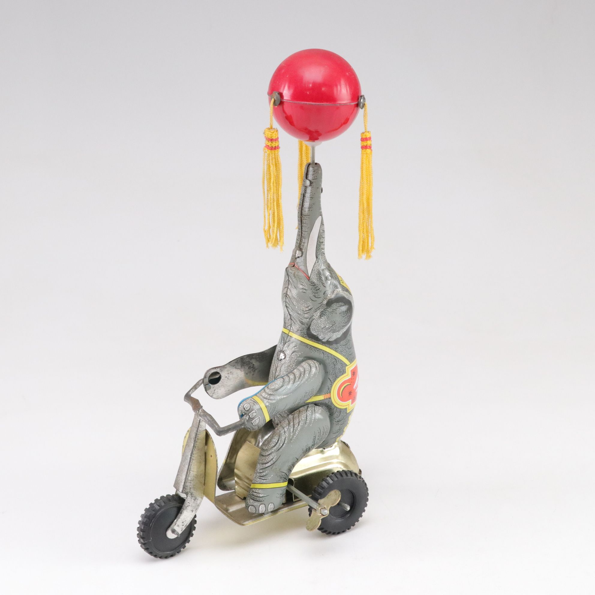 "The Greatest Show on Earth" Tray with Circus Themed Wind-Up Toys and More