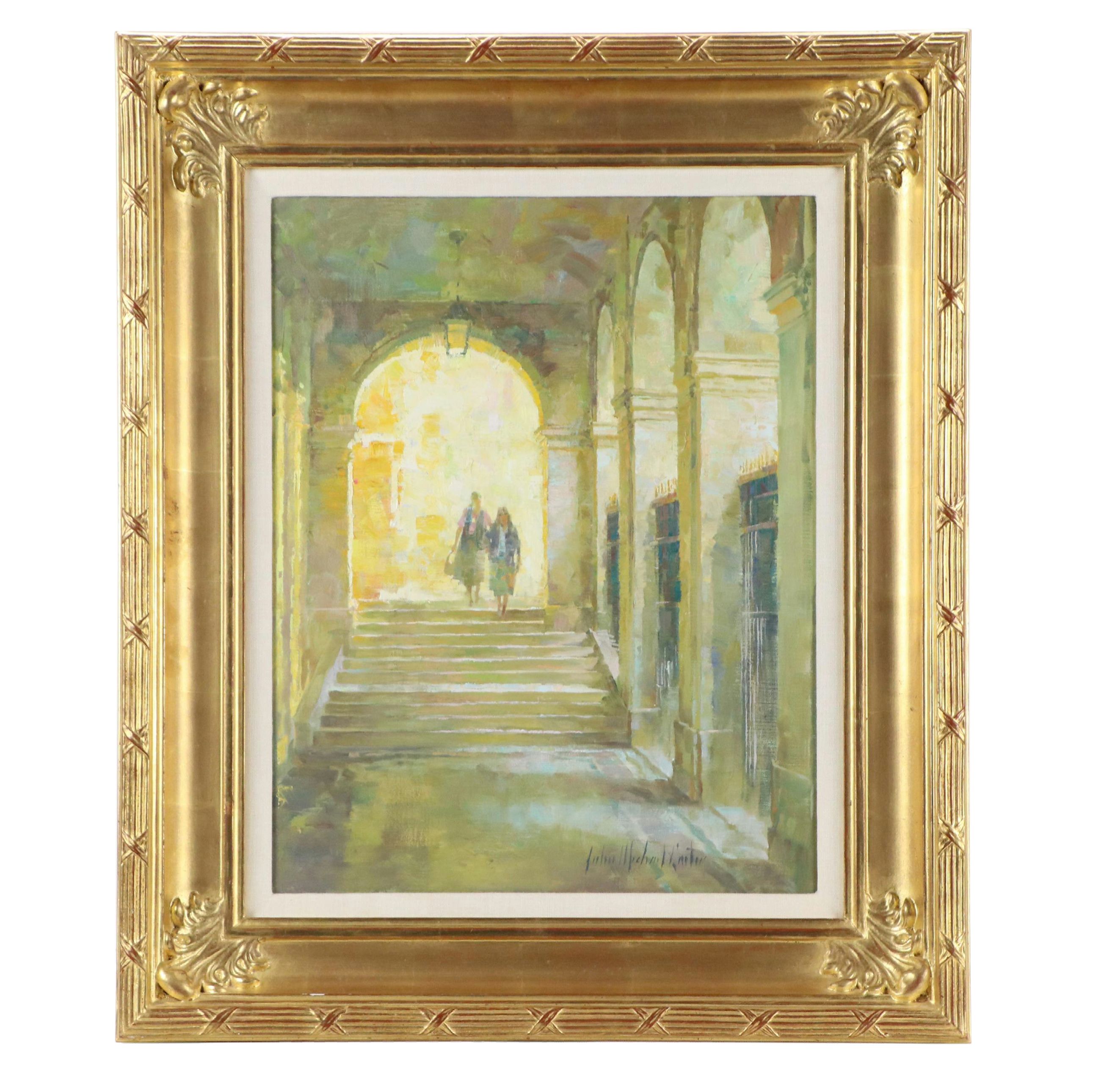 John Michael Carter Oil Painting "Passage Way," 2001