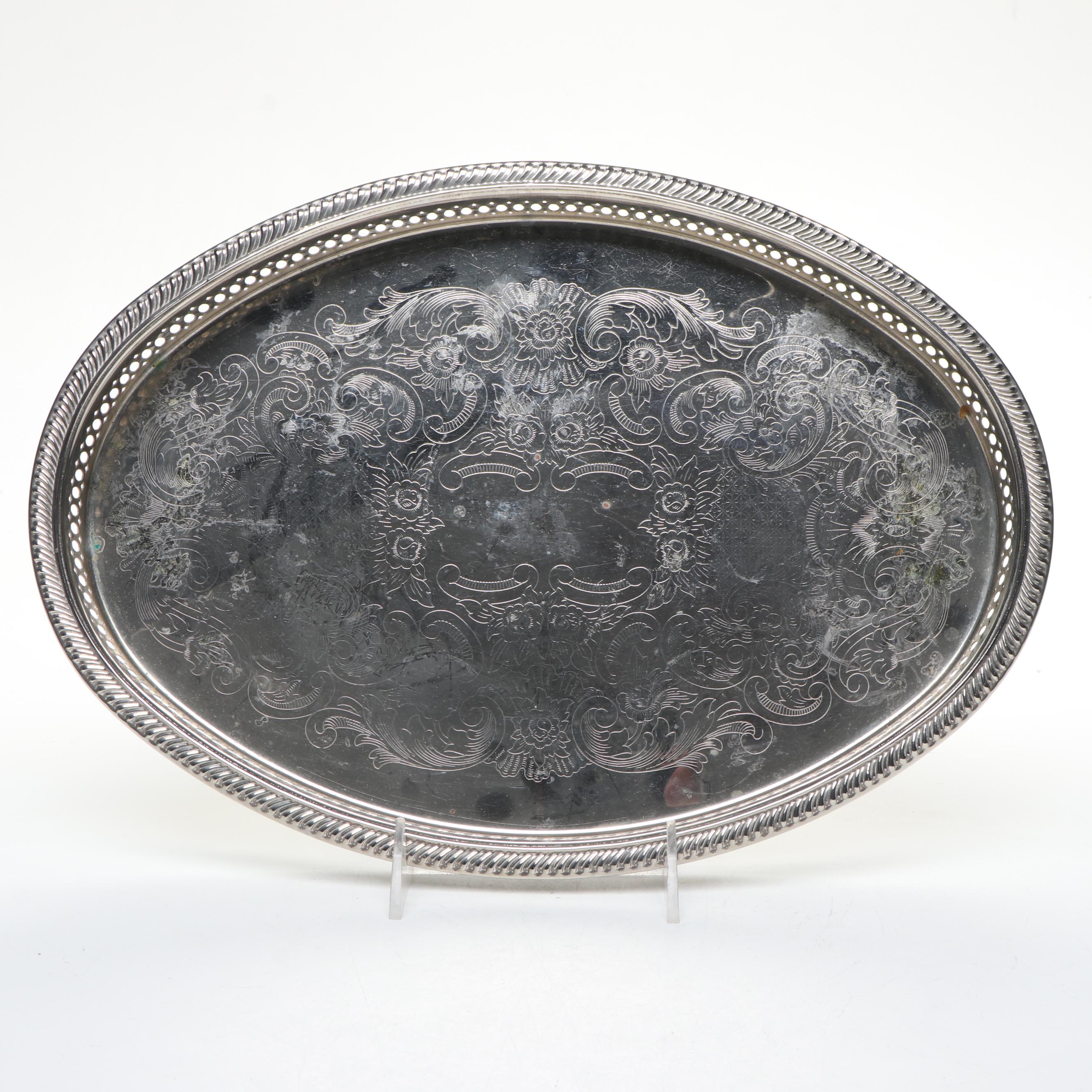 Faux Potted Plant with Spode "Chrysanthemum" Plates and More Home Décor