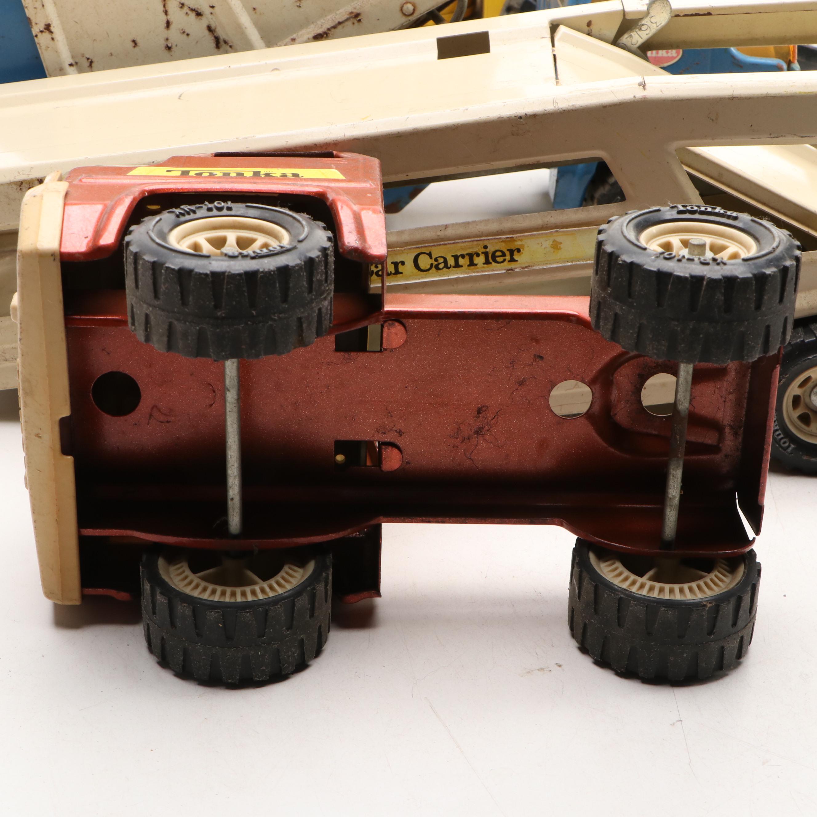 Vintage Tonka Diecast Metal Trucks