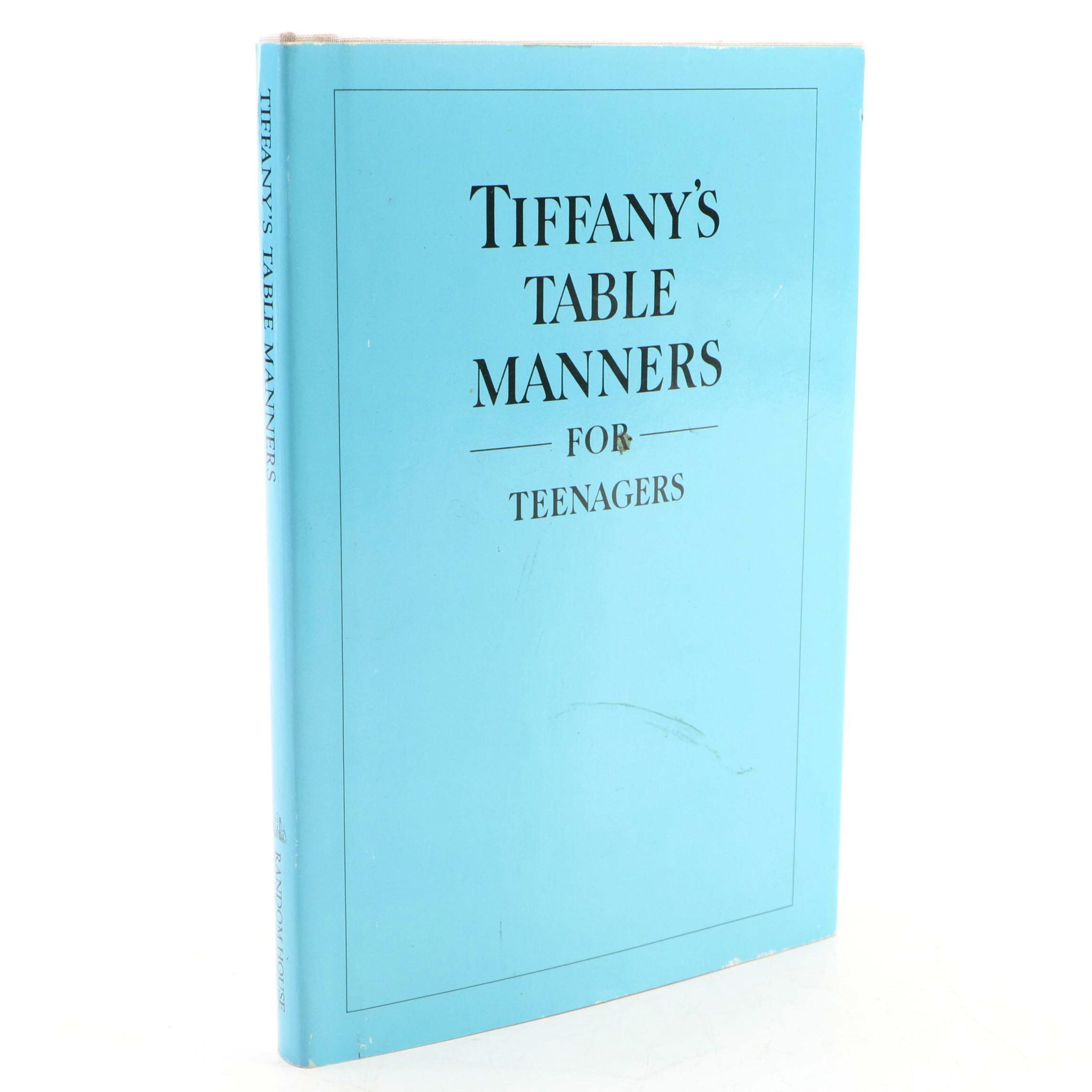 Illustrated "Tiffany's Table Manners for Teenagers" by Walter Hoving, 1989