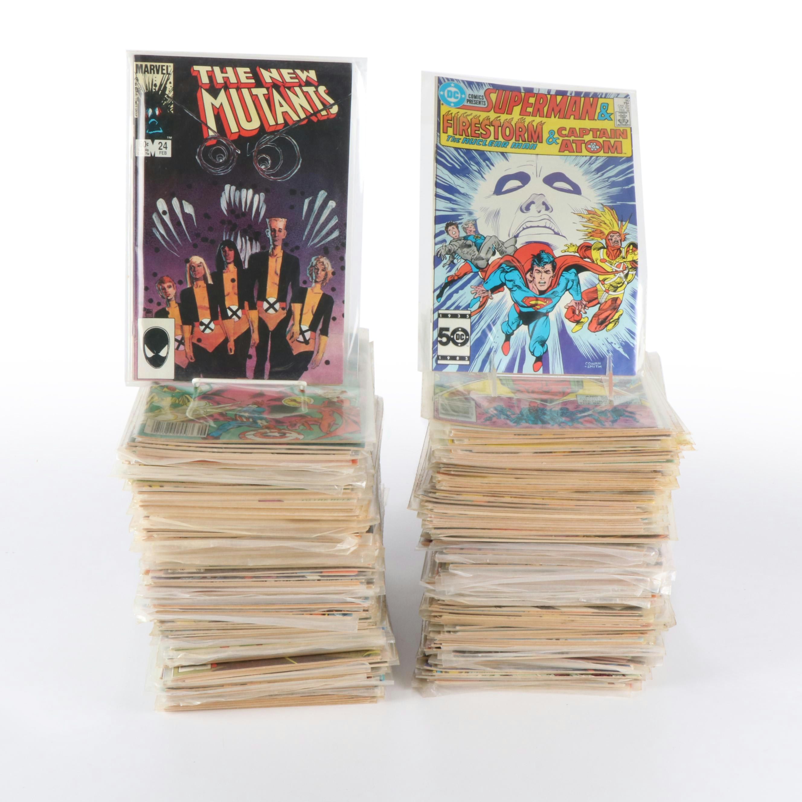 Over 240 Vintage DC and Marvel Comic Books, 1960s to 1980s