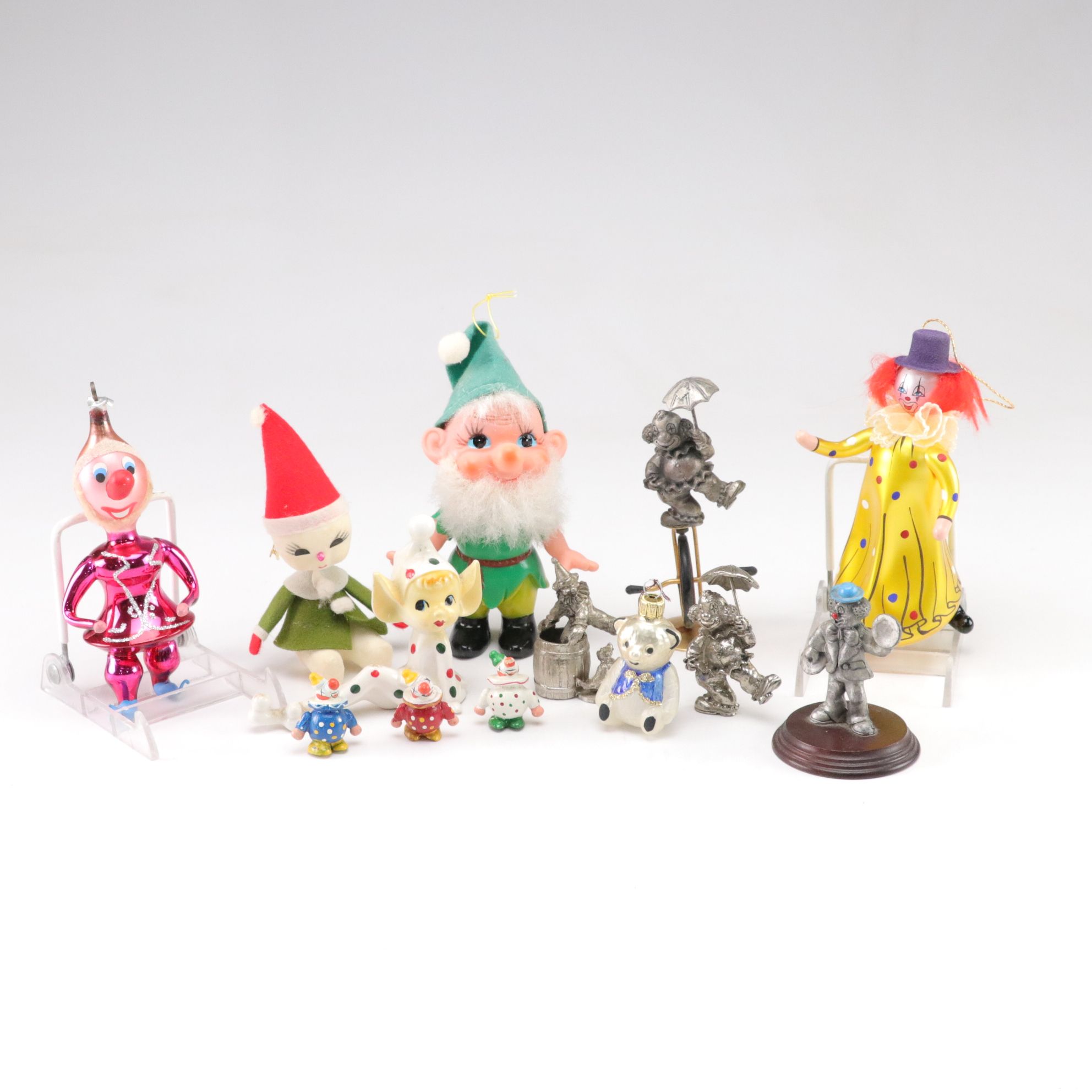 Clown and Dwarf Ornaments and Other Decor