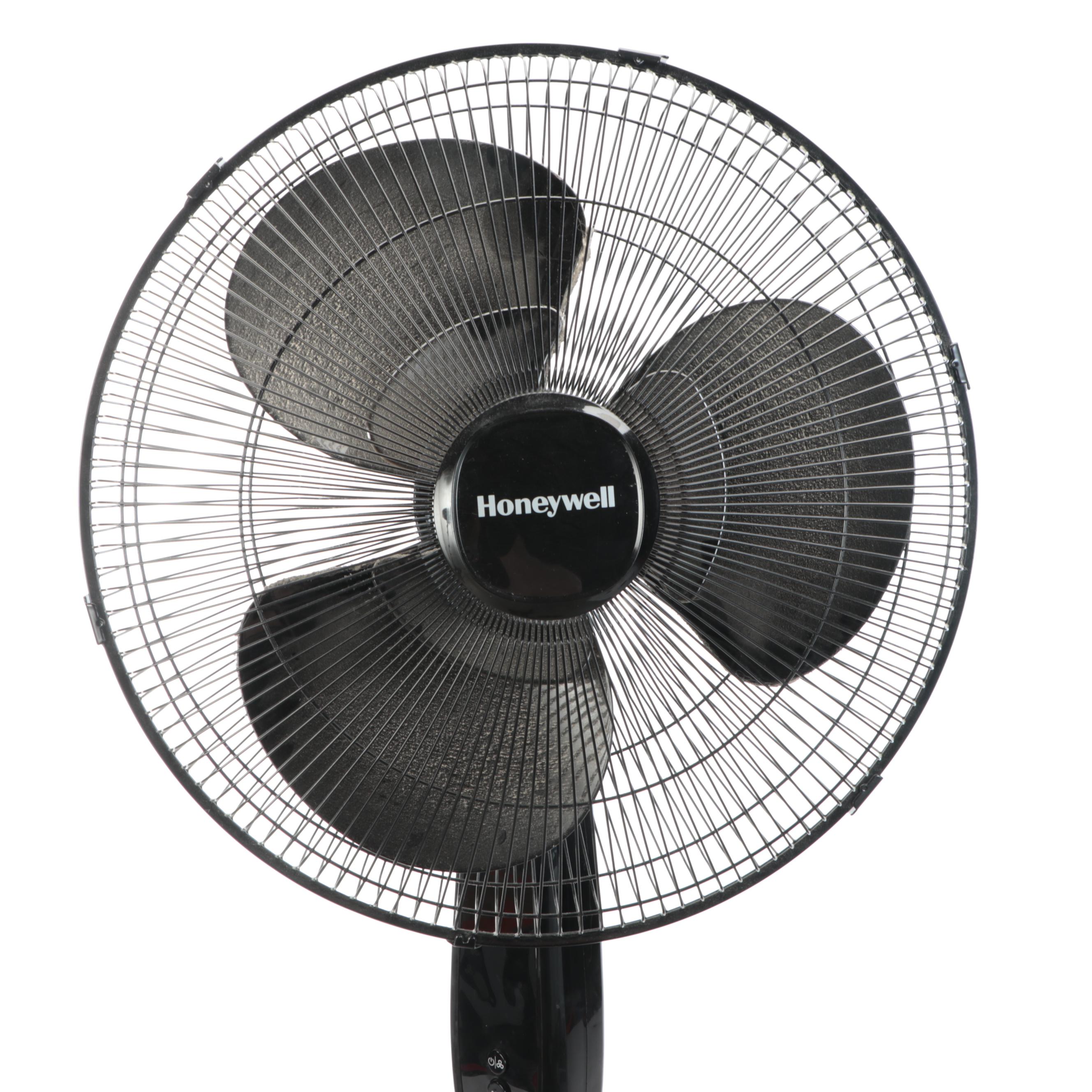 Honeywell Standing Floor Fan and Brookstone Foot Massager