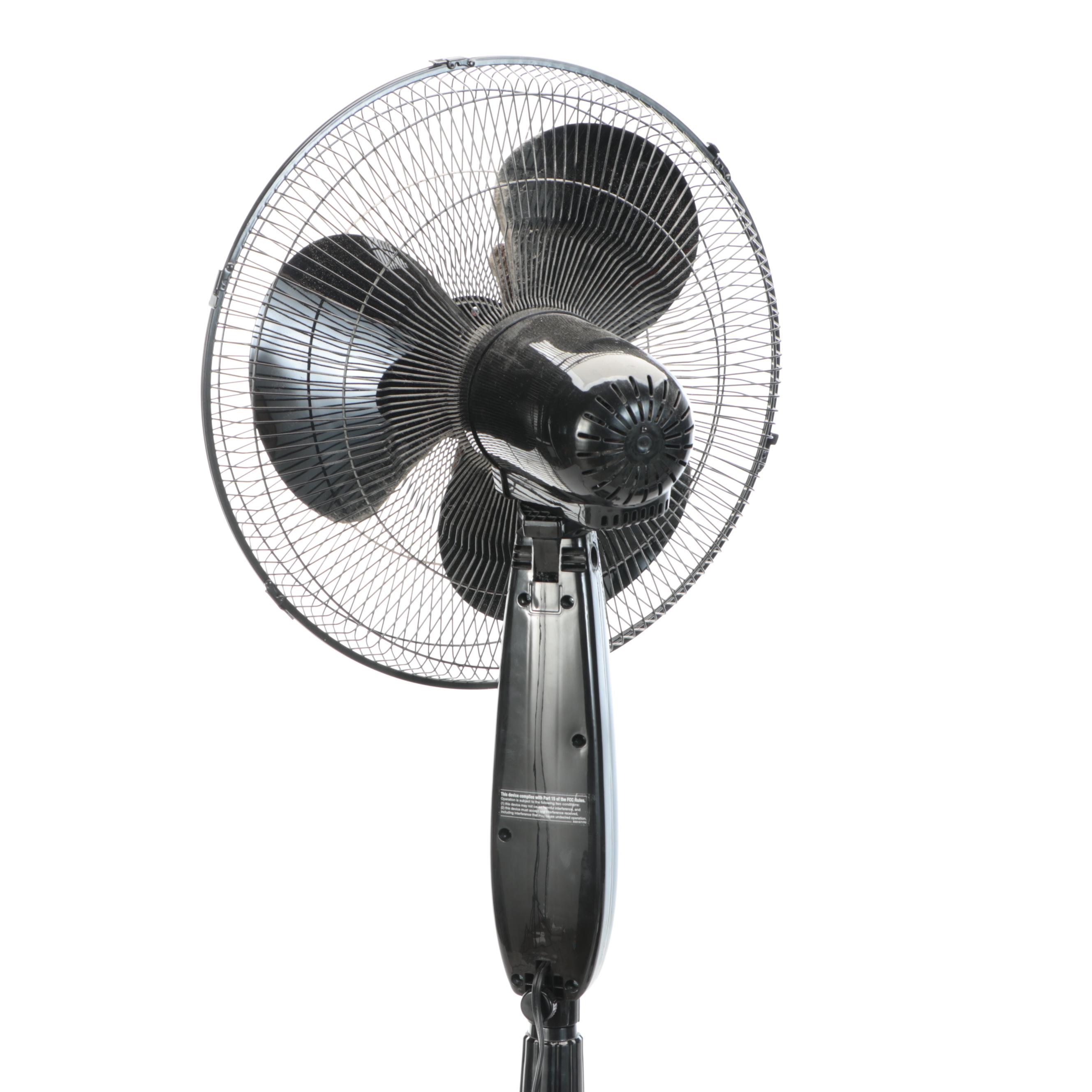 Honeywell Standing Floor Fan and Brookstone Foot Massager