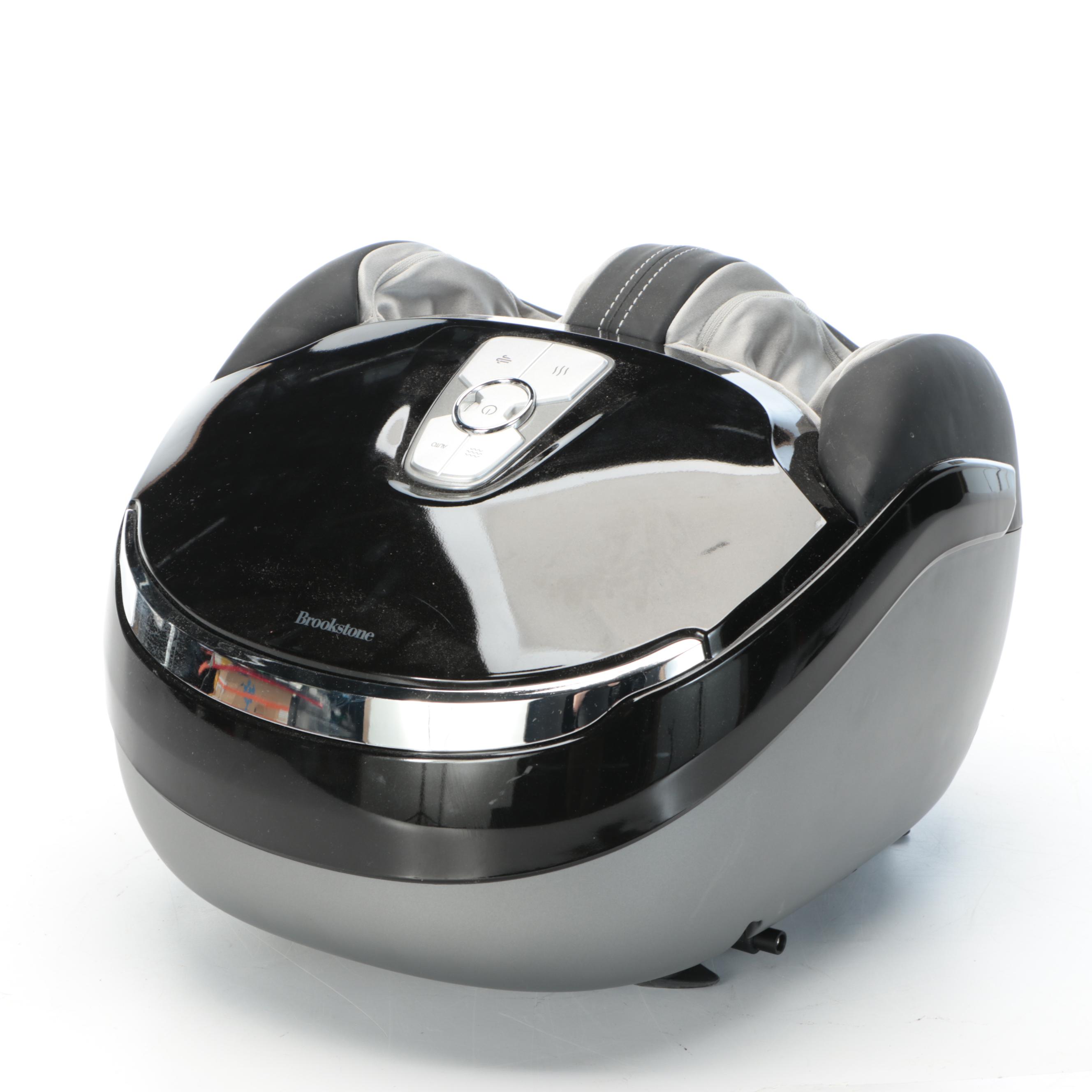 Honeywell Standing Floor Fan and Brookstone Foot Massager