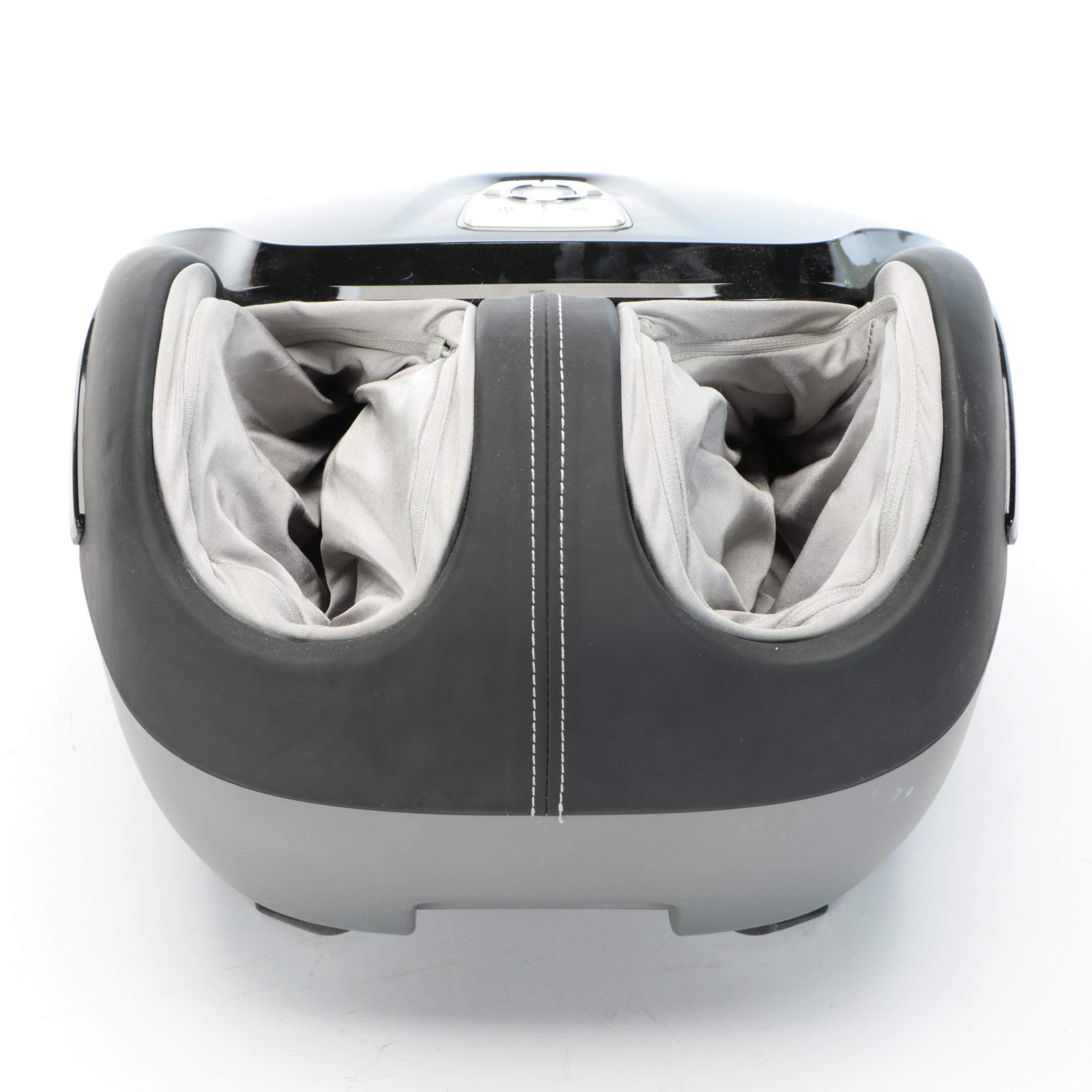 Honeywell Standing Floor Fan and Brookstone Foot Massager