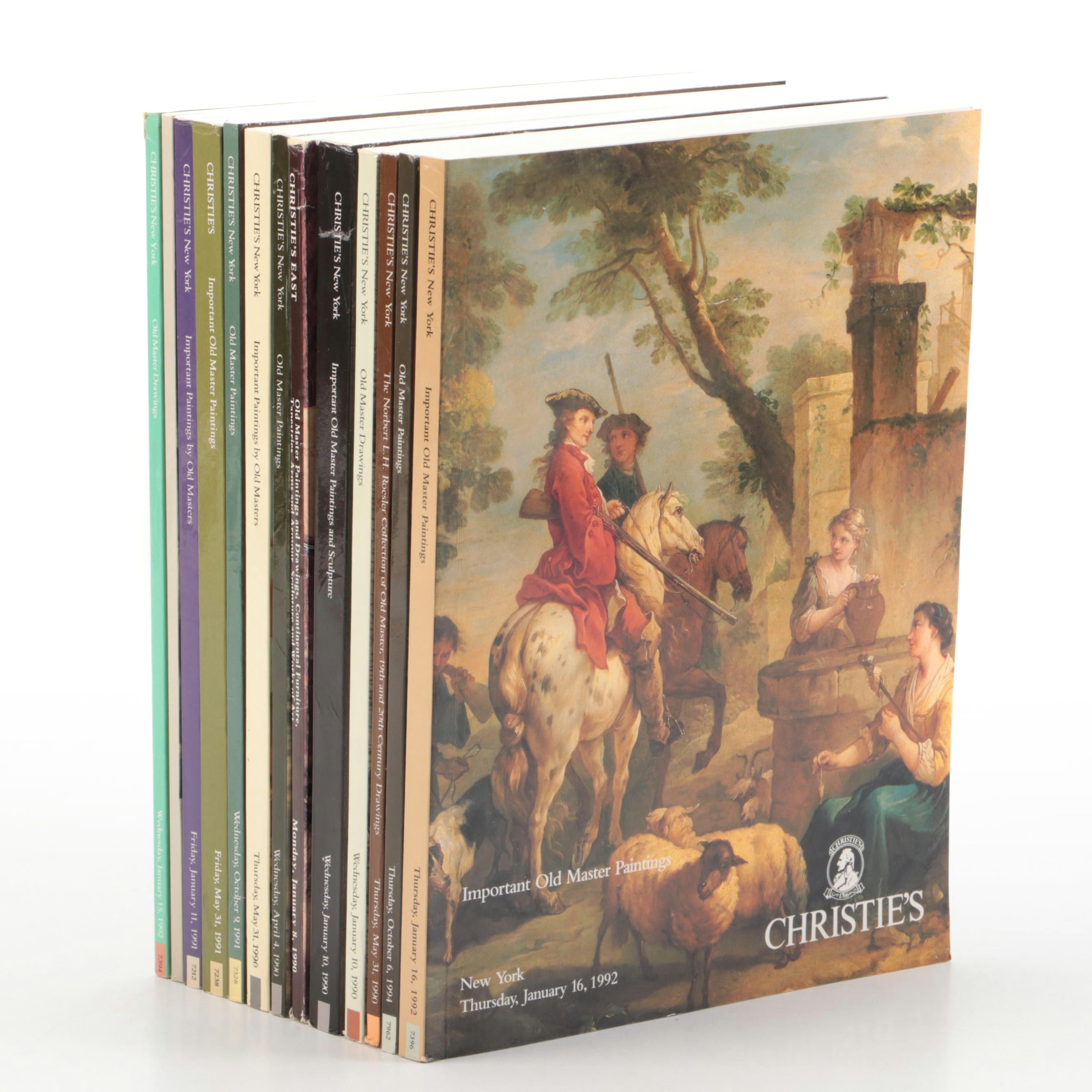 Christie's Old Master Paintings, Drawings, & More Auction Catalogs, Late 20th C.