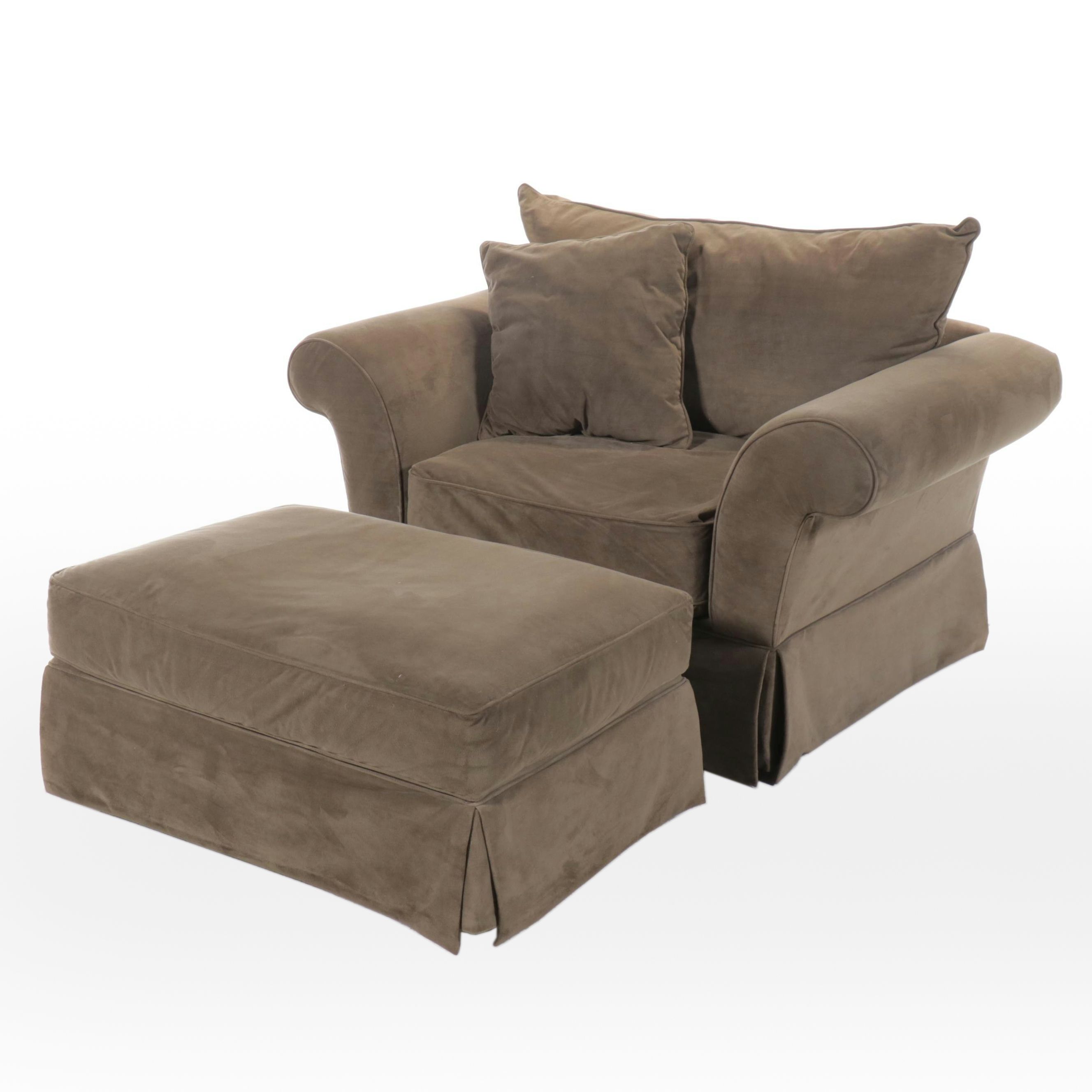 Alan White Contemporary Lounge Chair and Ottoman