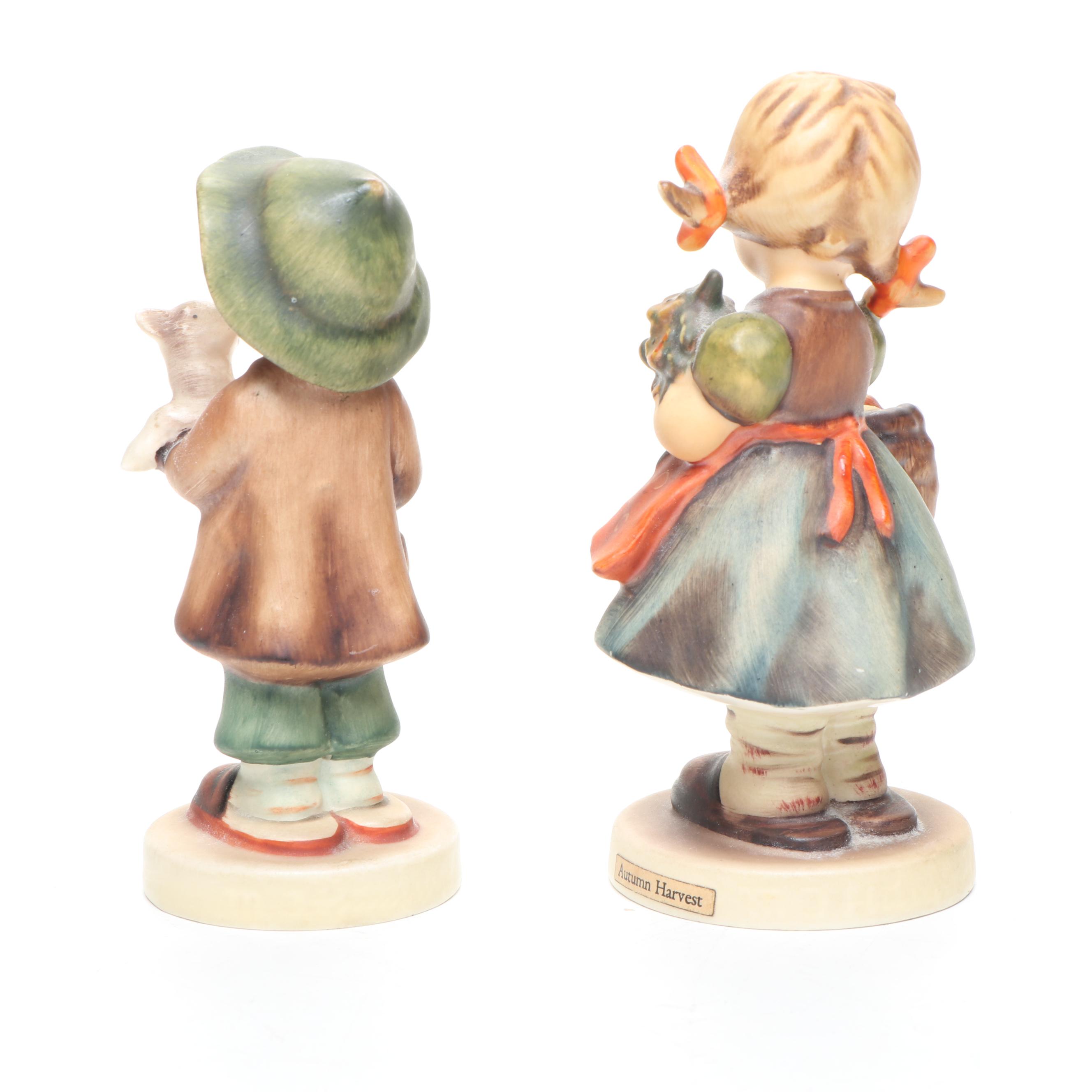 Goebel "The Lost Sheep" Porcelain Figurine with Other German Style Décor