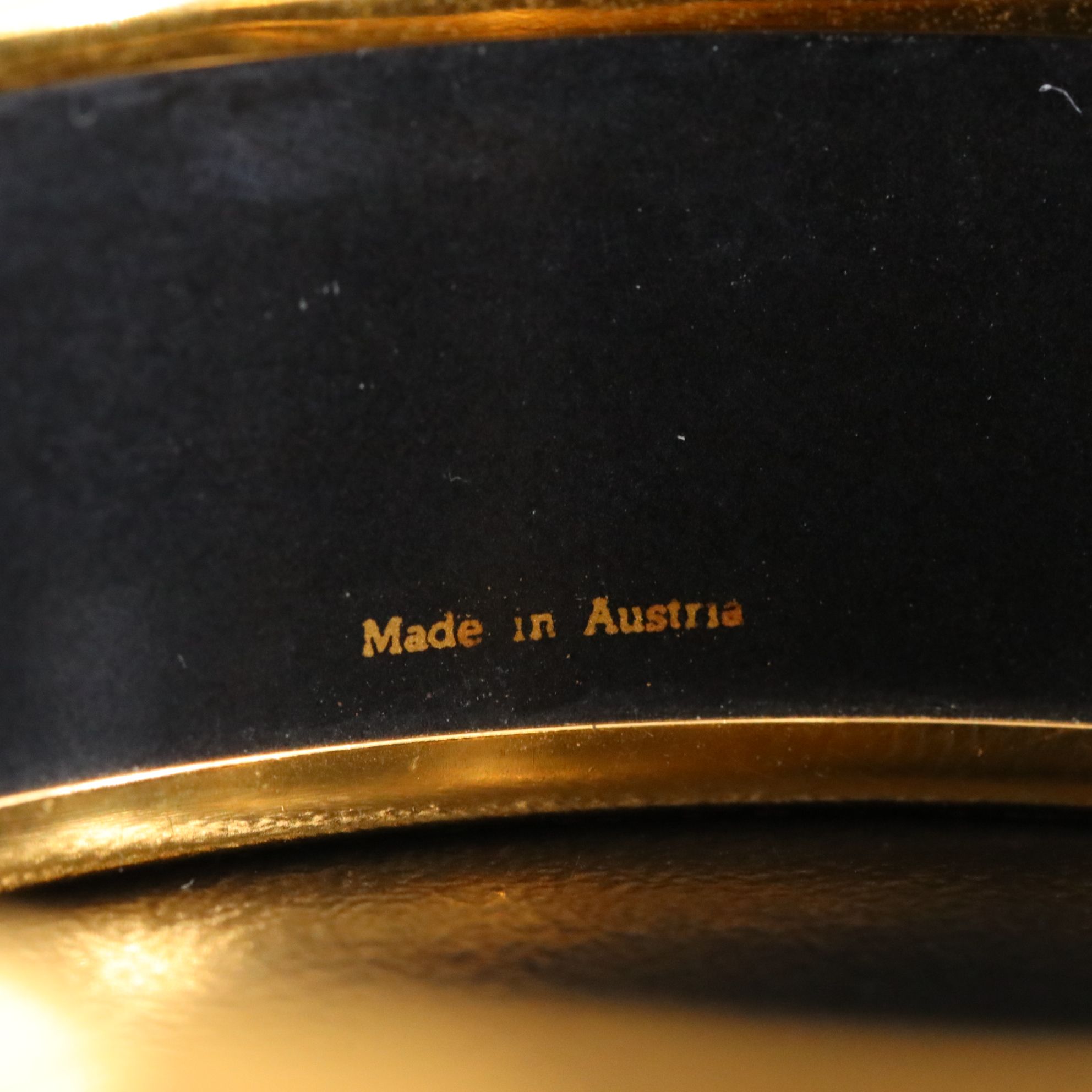 Hermès Wide Enamel Equestrian Bangle