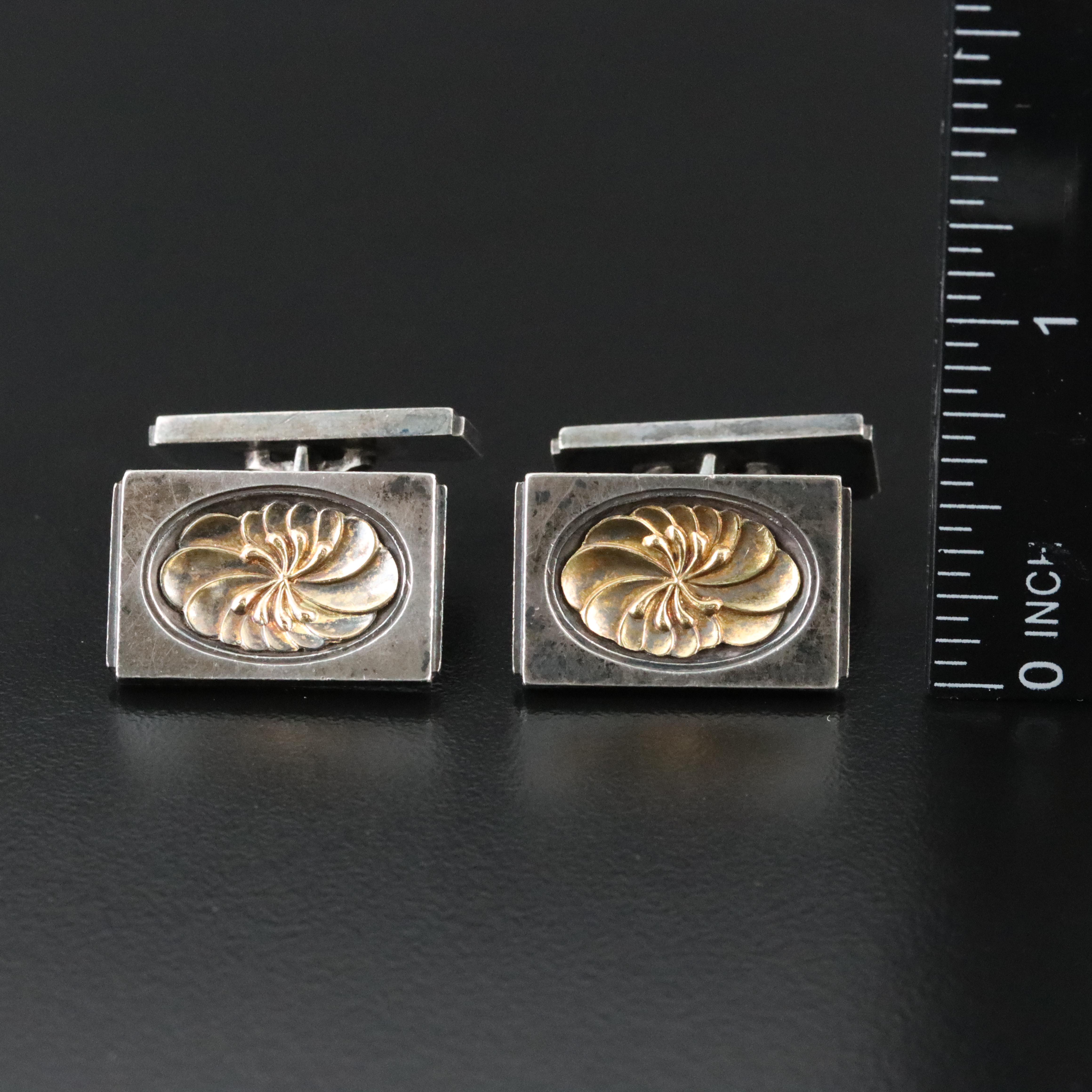 Henry Pilstrup for Georg Jensen Sterling Cufflinks