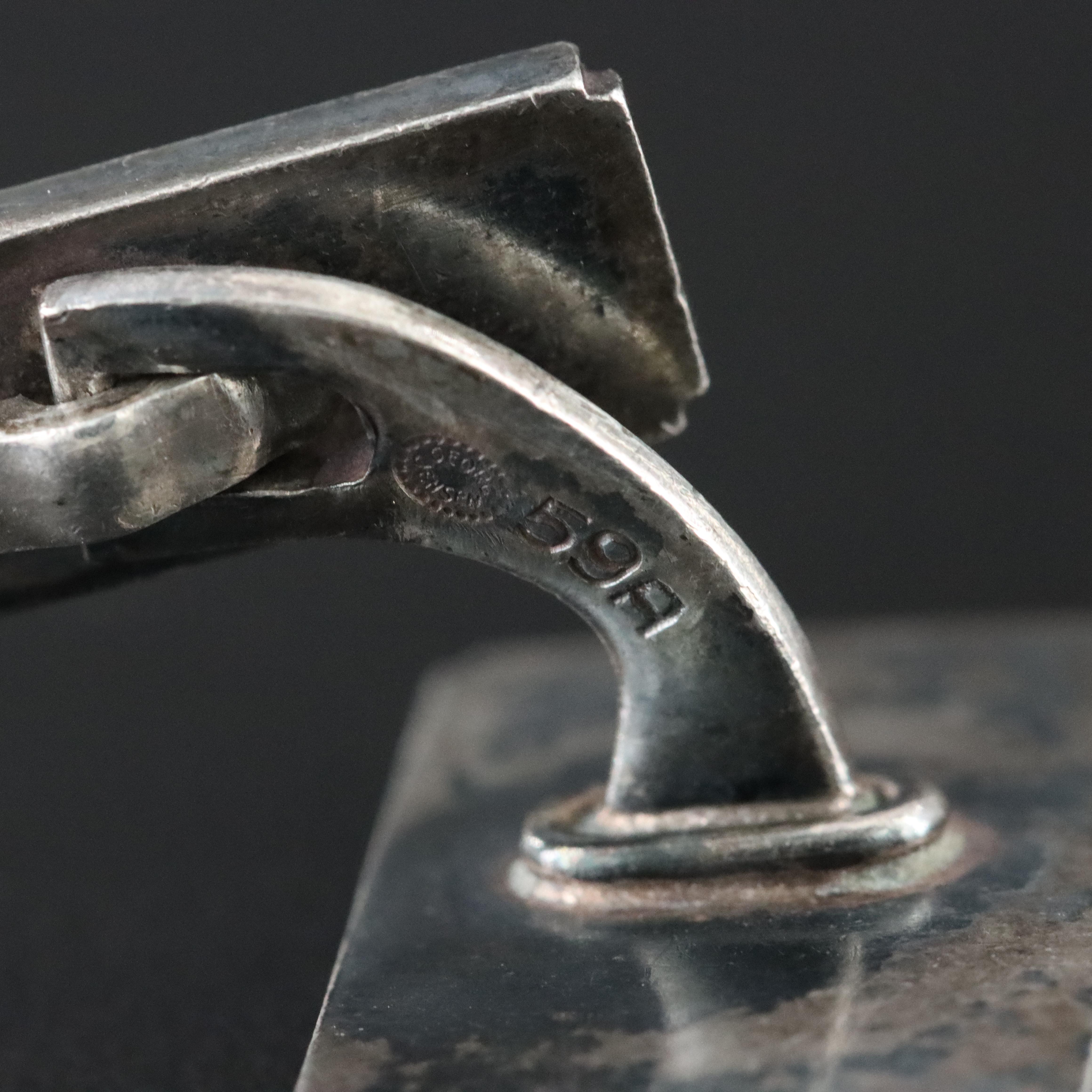Henry Pilstrup for Georg Jensen Sterling Cufflinks