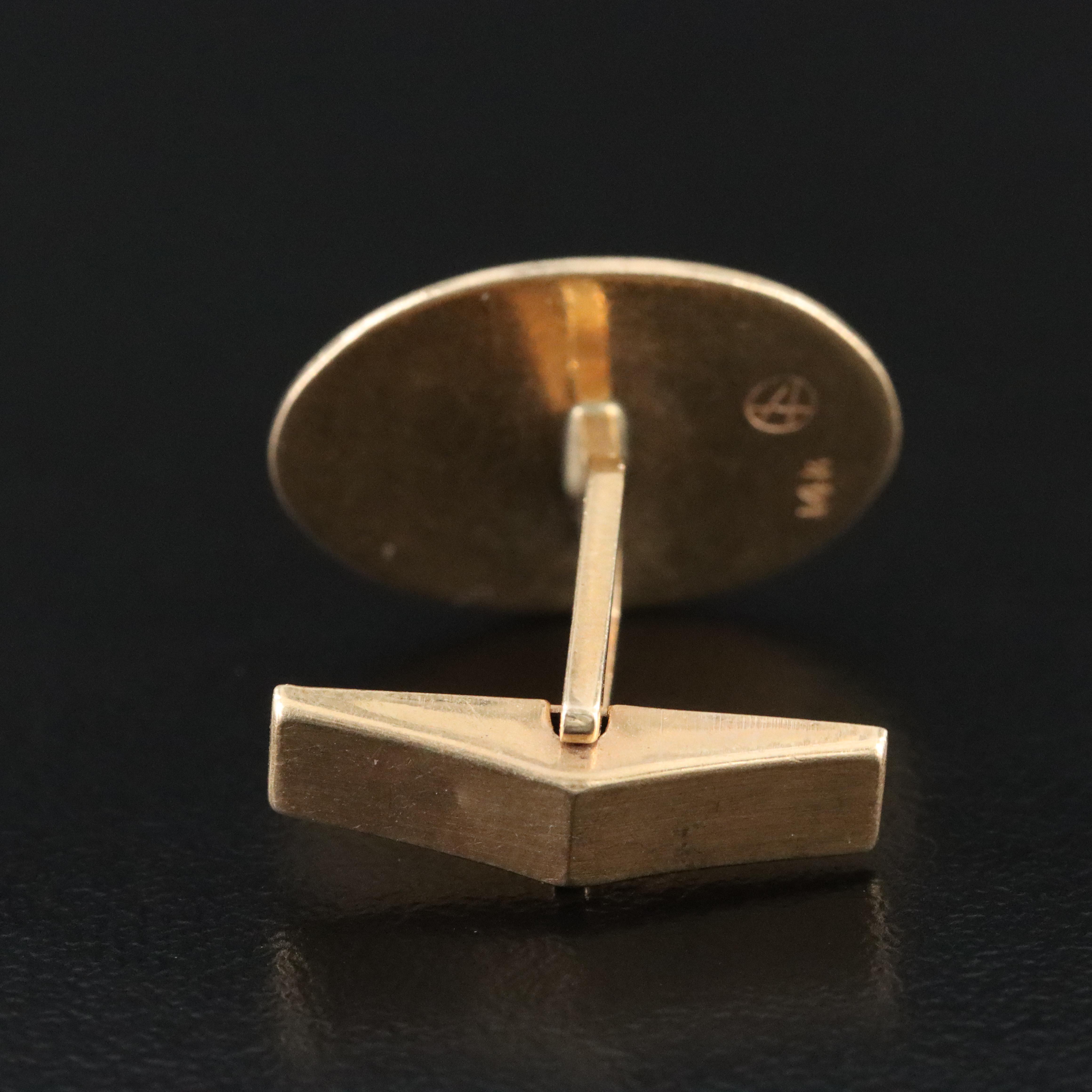 Single 14K Cufflink