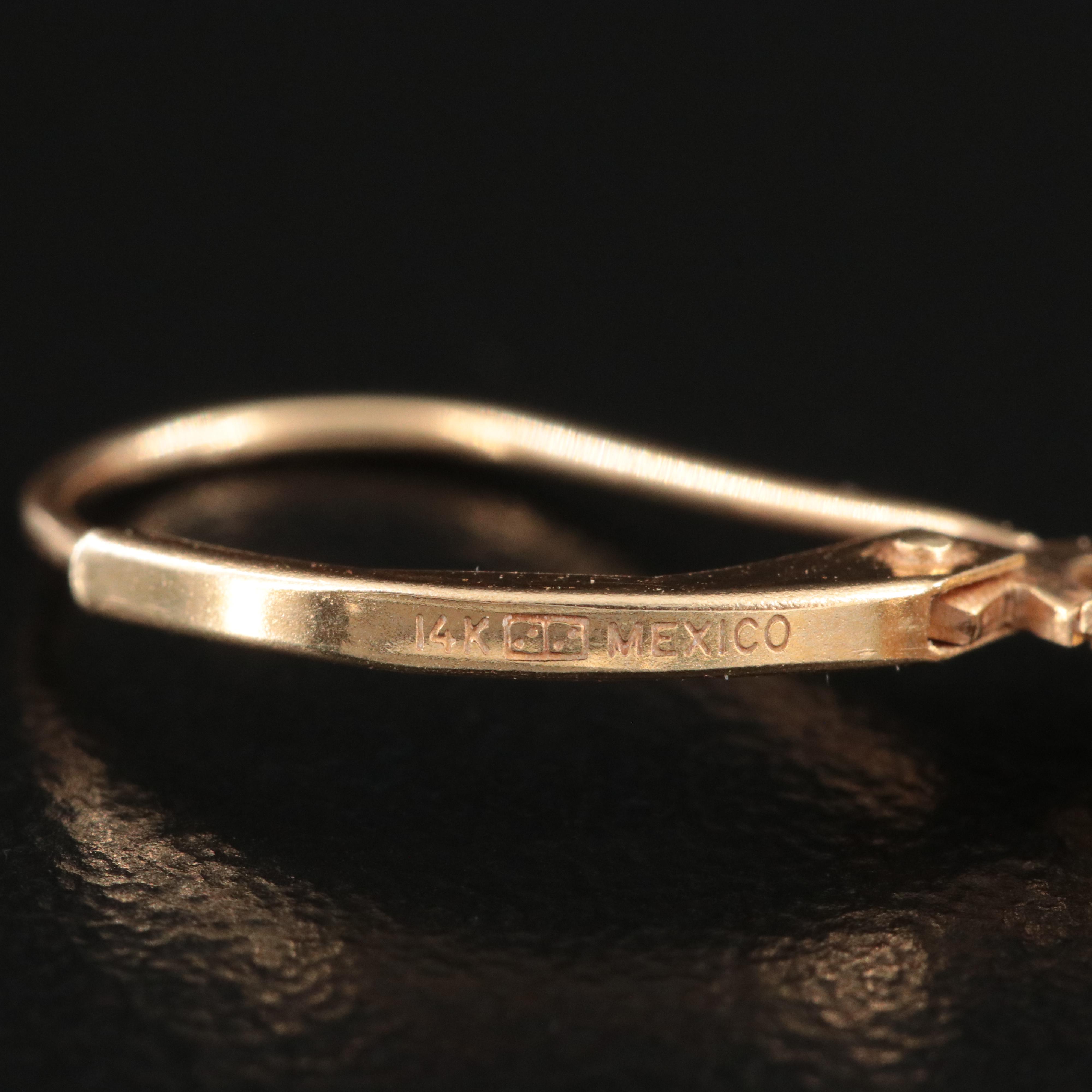 14K Opal and Diamond Flower Earrings