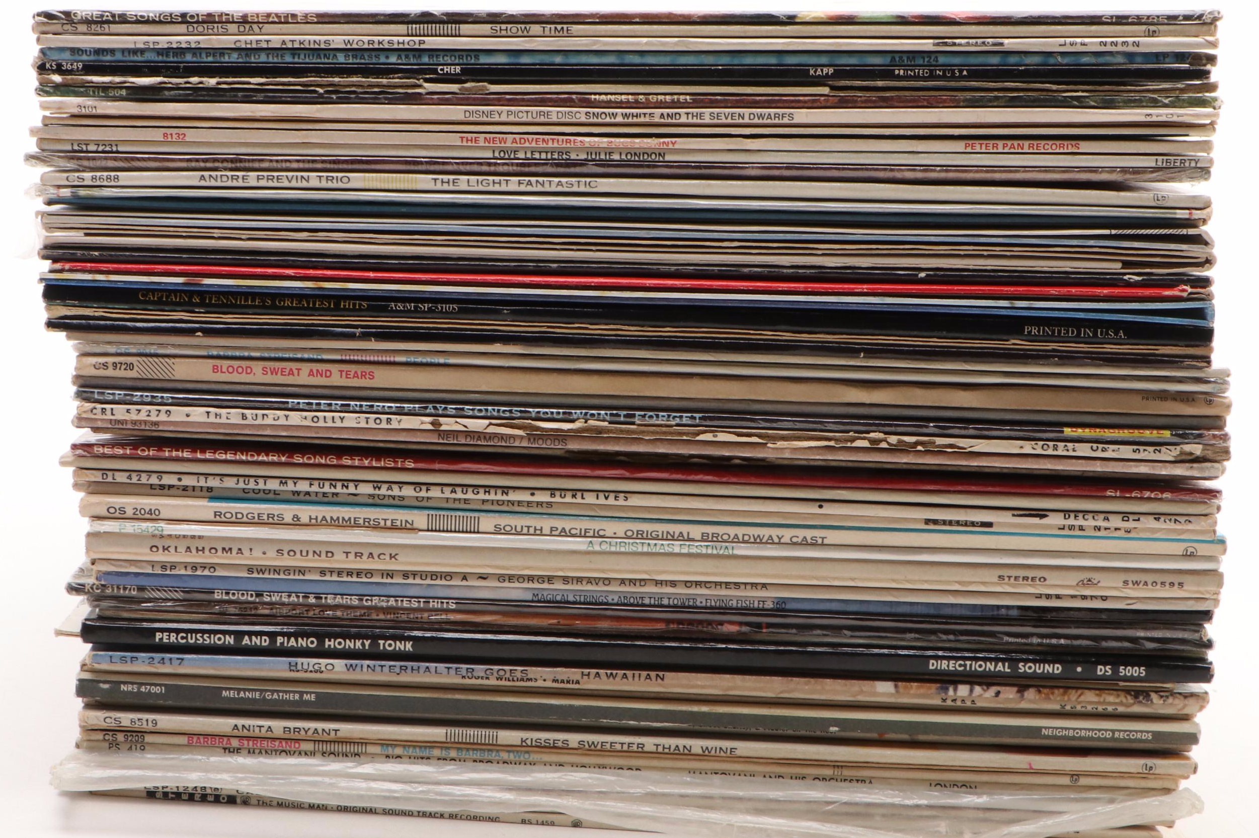 Neil Diamond, Melanie, ABBA and Other Vinyl Record Albums