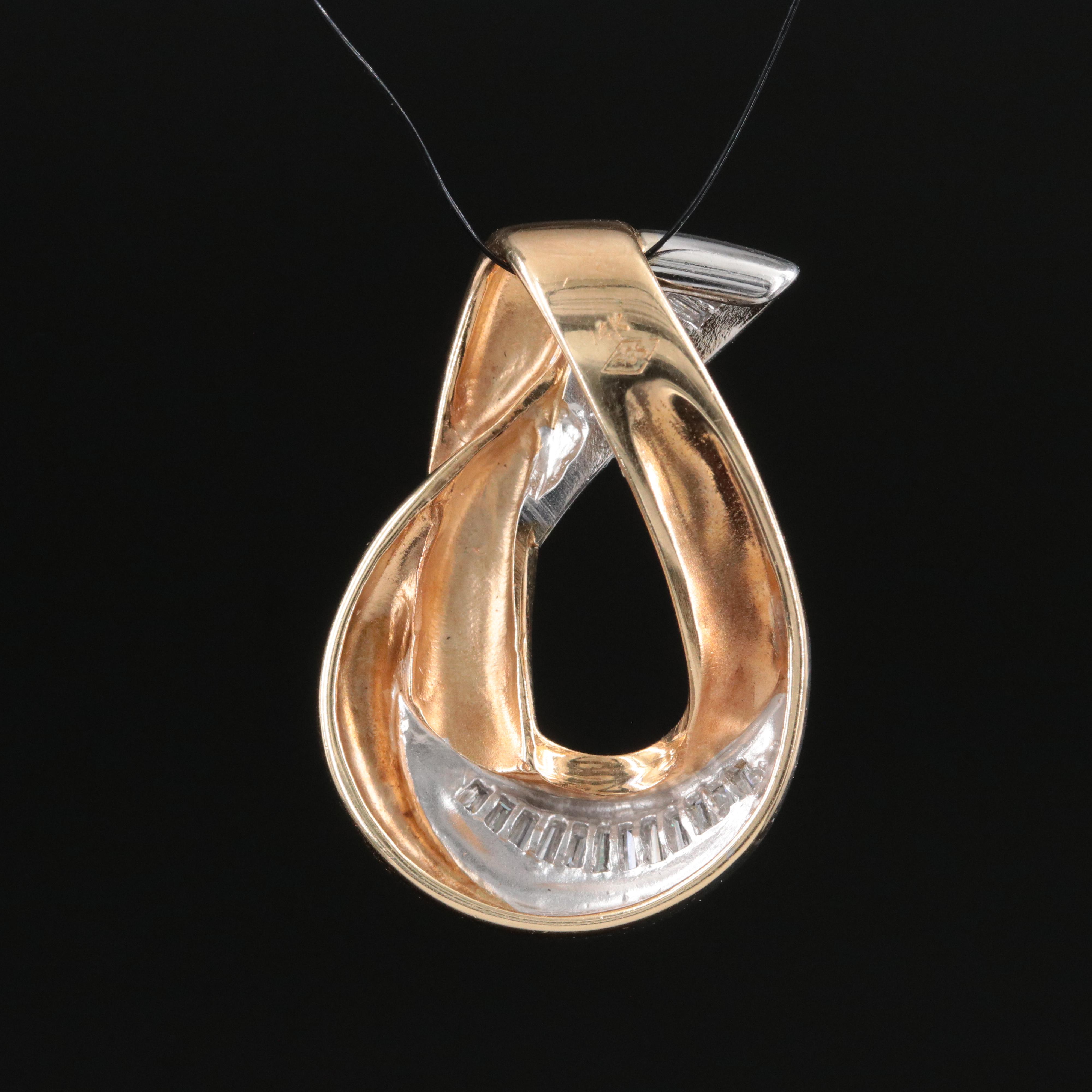 14K 0.48 CTW Diamond Pendant Slide