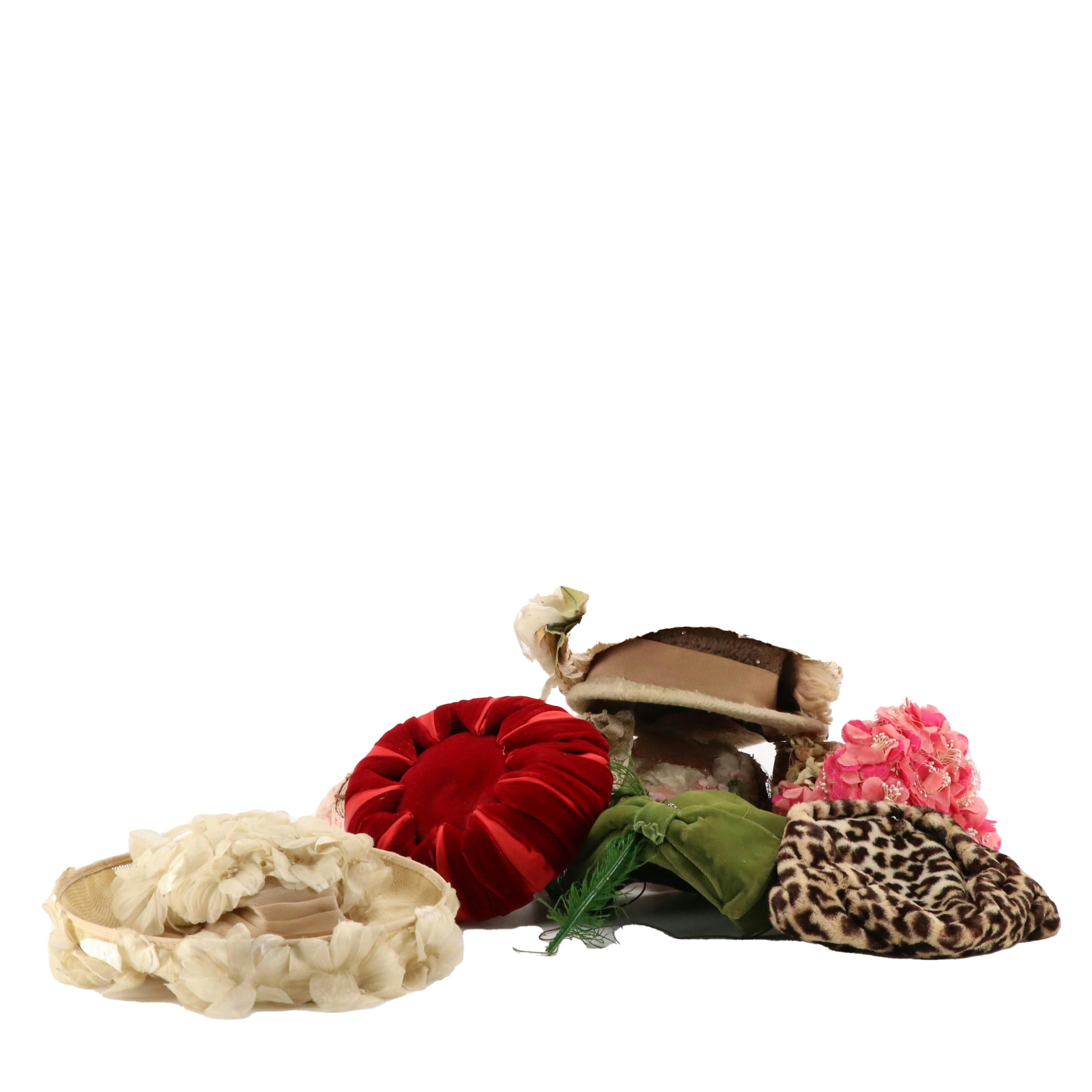 Vintage Hats Featuring Peck & Peck, The Mad Hatter, and Cecile Original