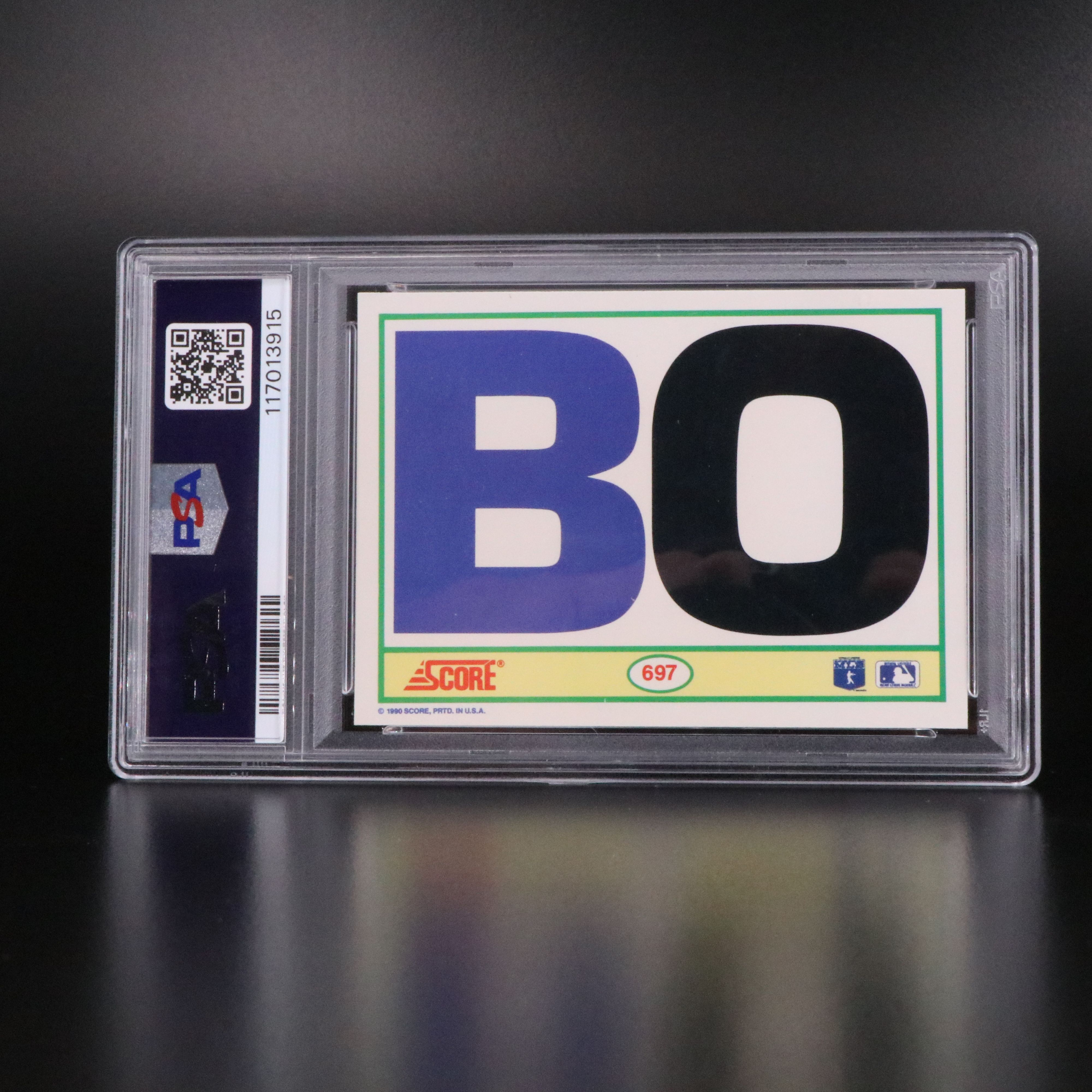 1987 Topps Bo Jackson Rookie Baseball Card Graded PSA 5 with More