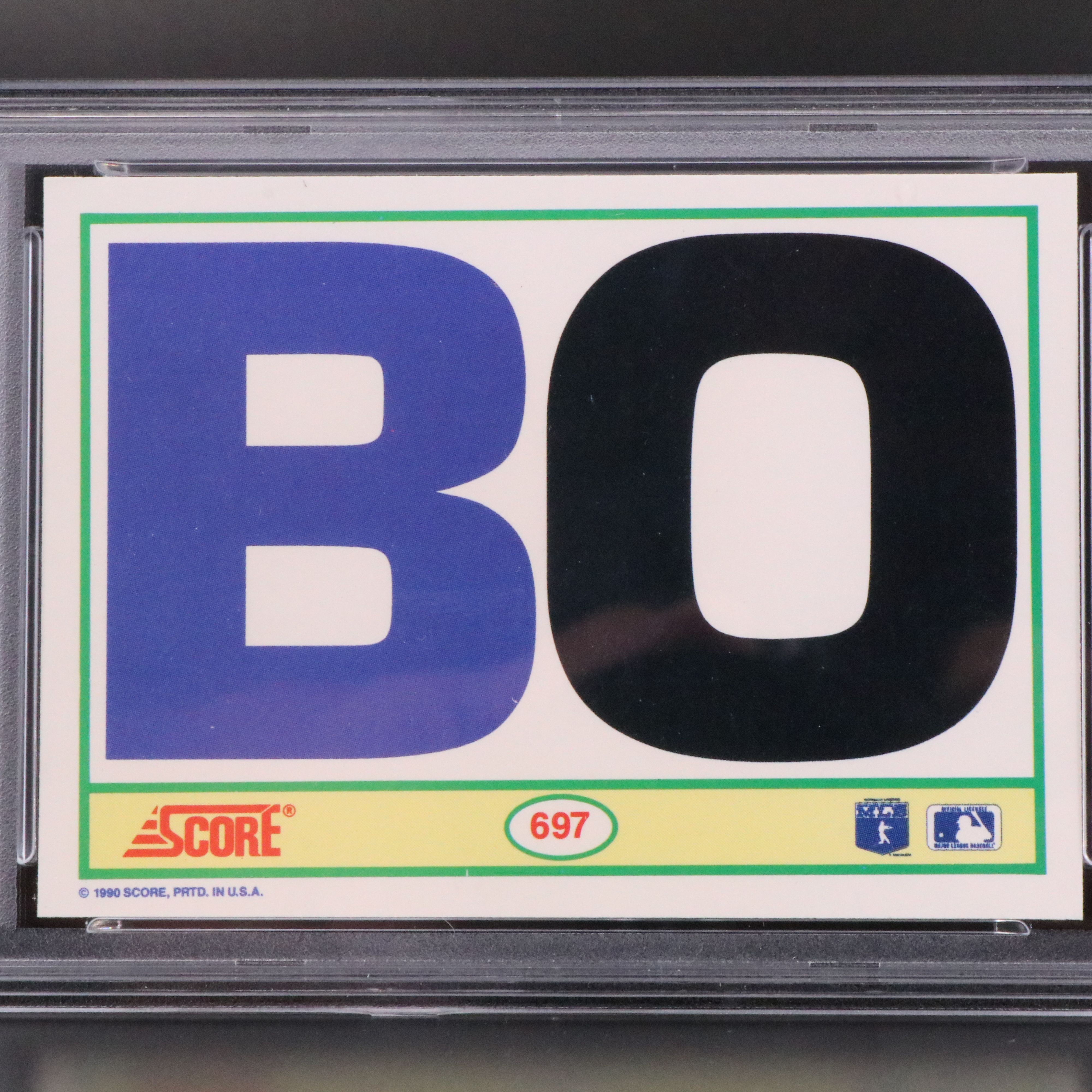 1987 Topps Bo Jackson Rookie Baseball Card Graded PSA 5 with More