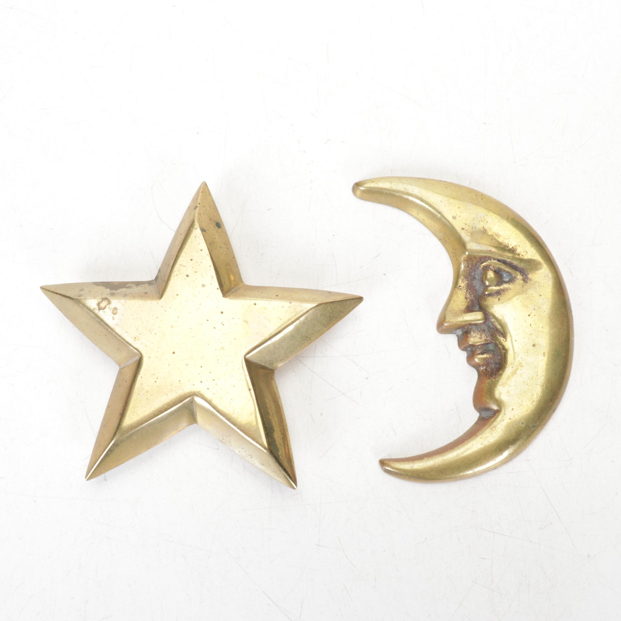 Handmade Indian and Korean Brass Chamberstick, Footed Trinket Dishes and More