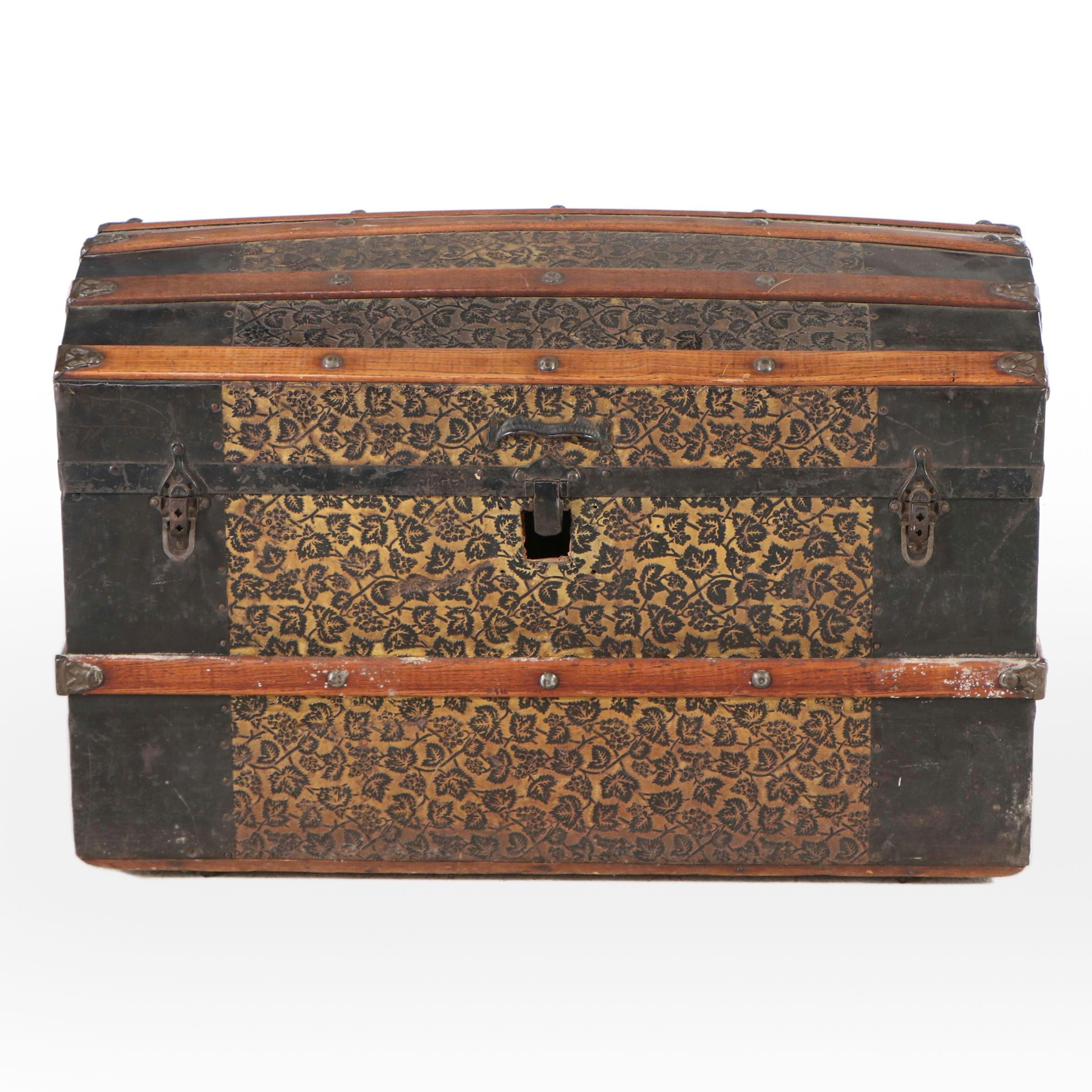 Antique Dome-Top Trunk
