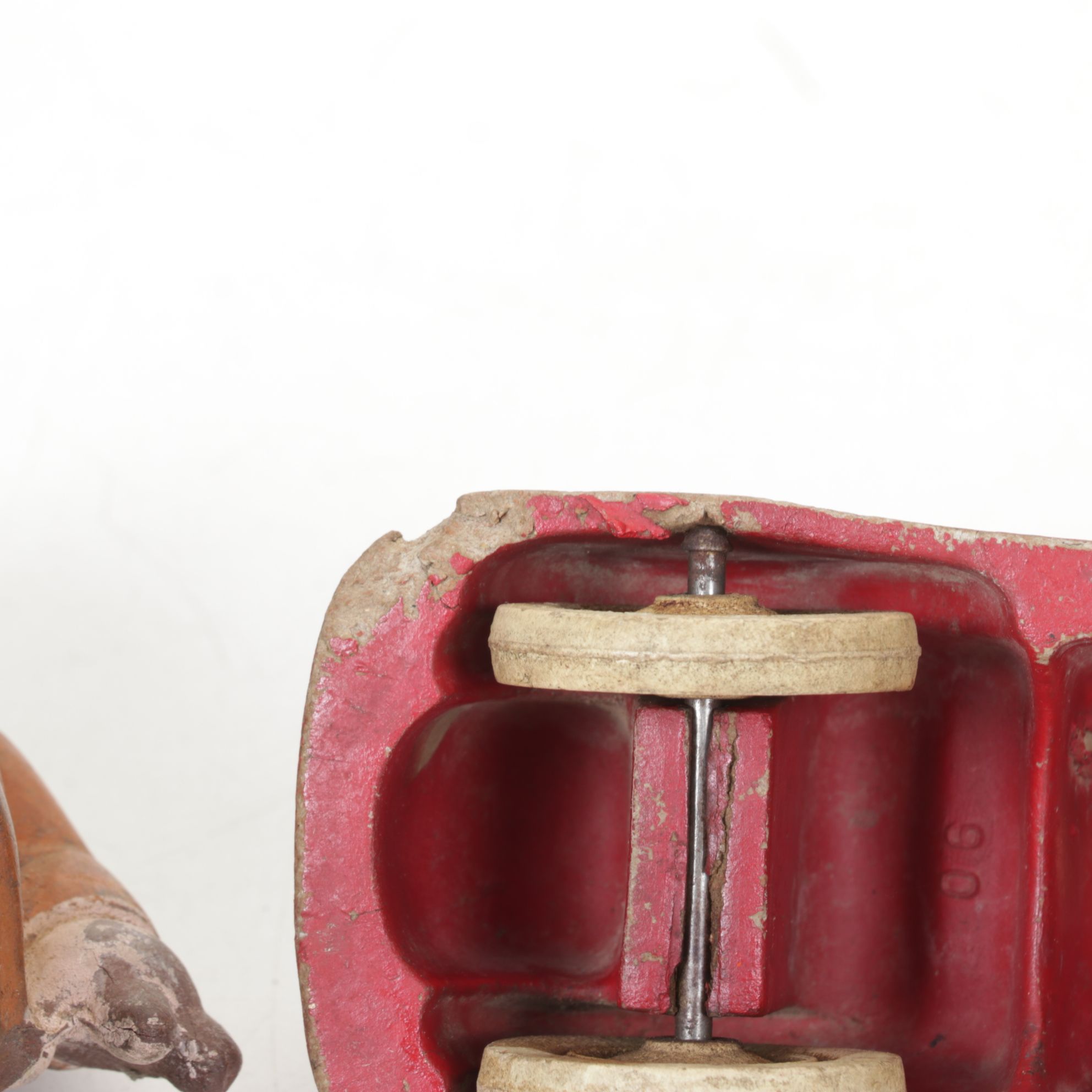 Jewel "Trixie" Portable Radio with Disney Rubber Toys and Diecast Vehicles