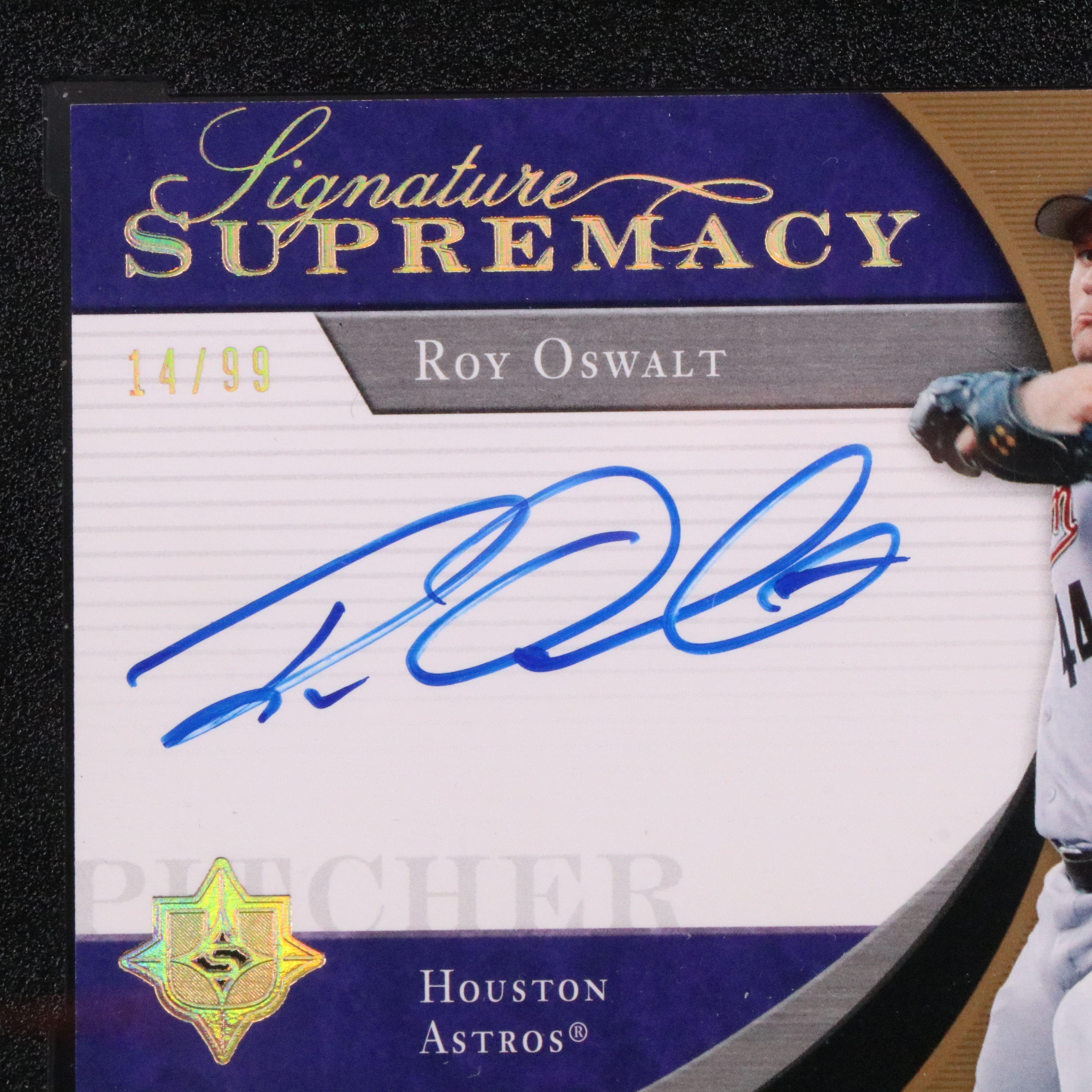 Dylan Busby, Roy Oswalt, and Kevin Plawecki Signed SGC Graded Baseball Cards